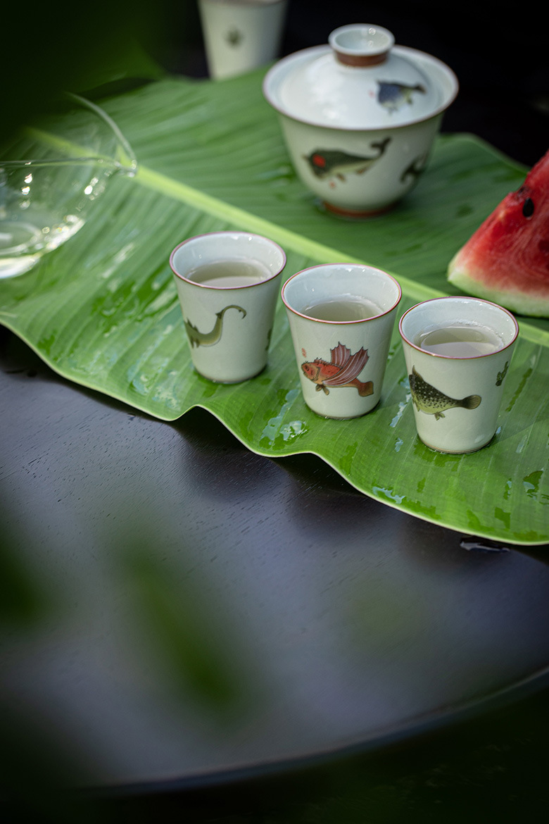 Funny Look Fish Tea Cups 50ml. 5 Style Optional