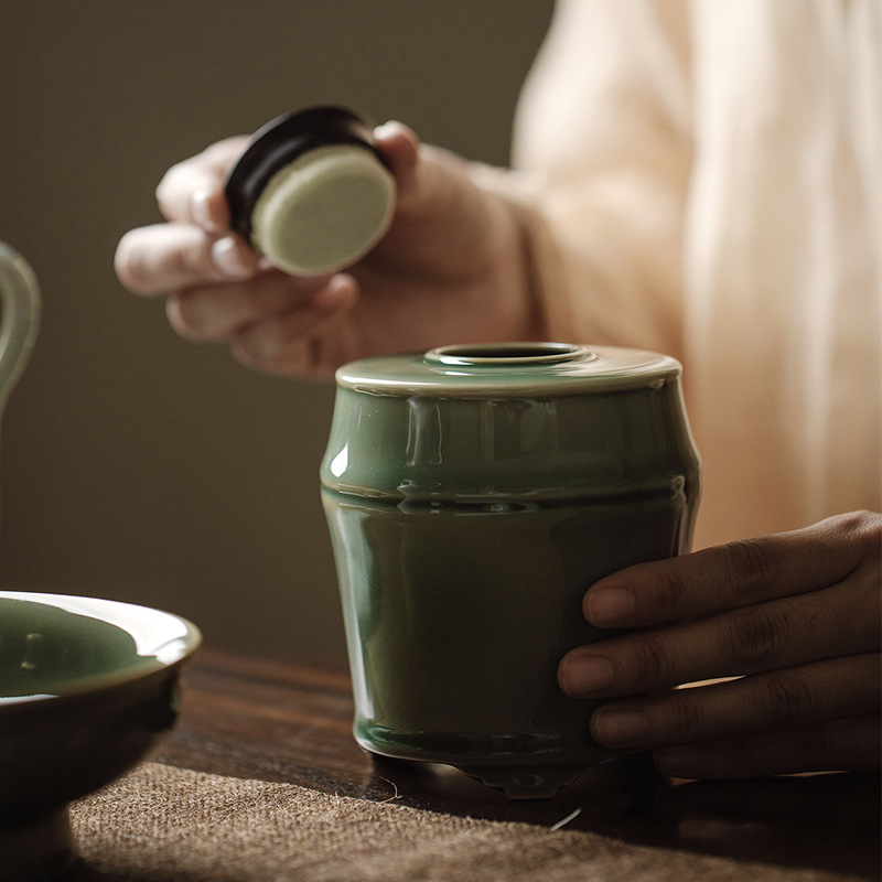 Celadon Tea Canister 300ml