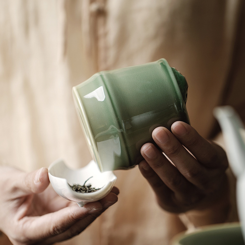 Celadon Tea Canister 300ml