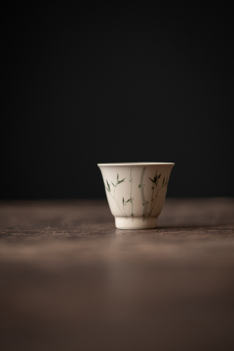 Ash Gray Kungfu Tea Cups Set (6PCS) 40ml