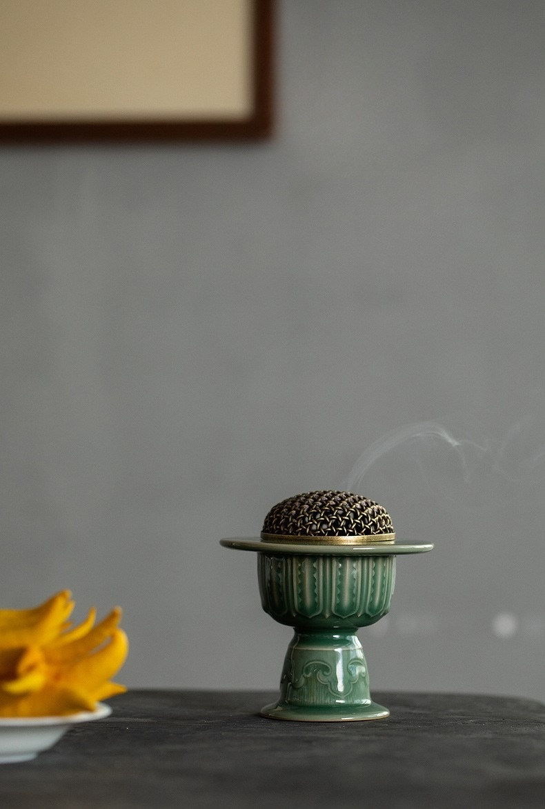 Grail Celadon Incense Burner