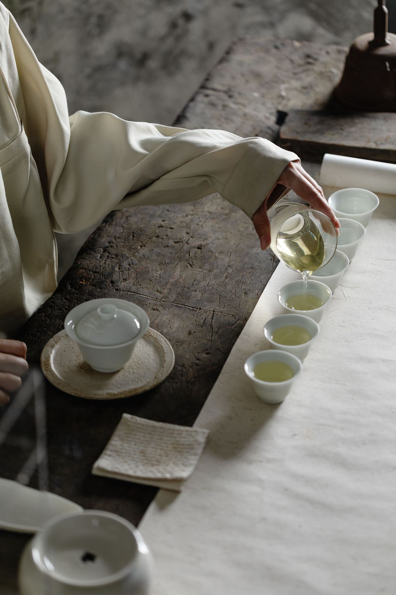 Minimalist Pure Pink/White Tea Cup*4pcs 40ml