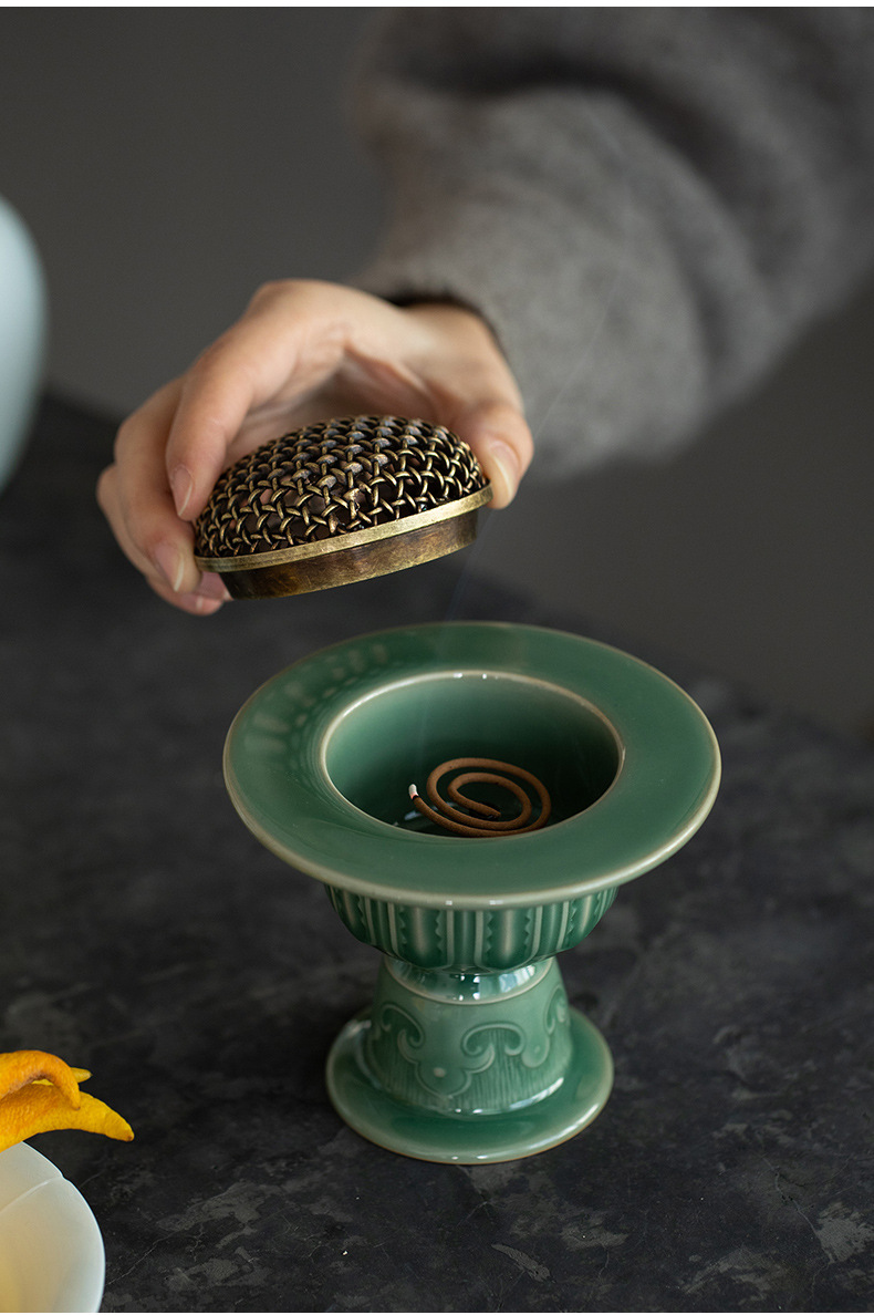 Grail Celadon Incense Burner