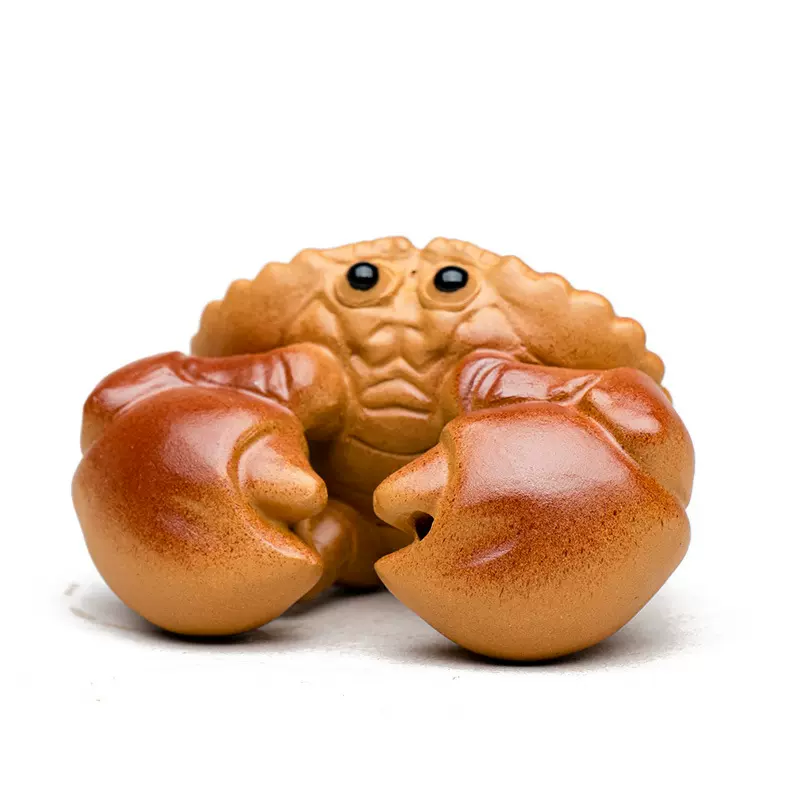 Little Crab Figurine, Ceramic Crab Tea Pet/Incense Holder
