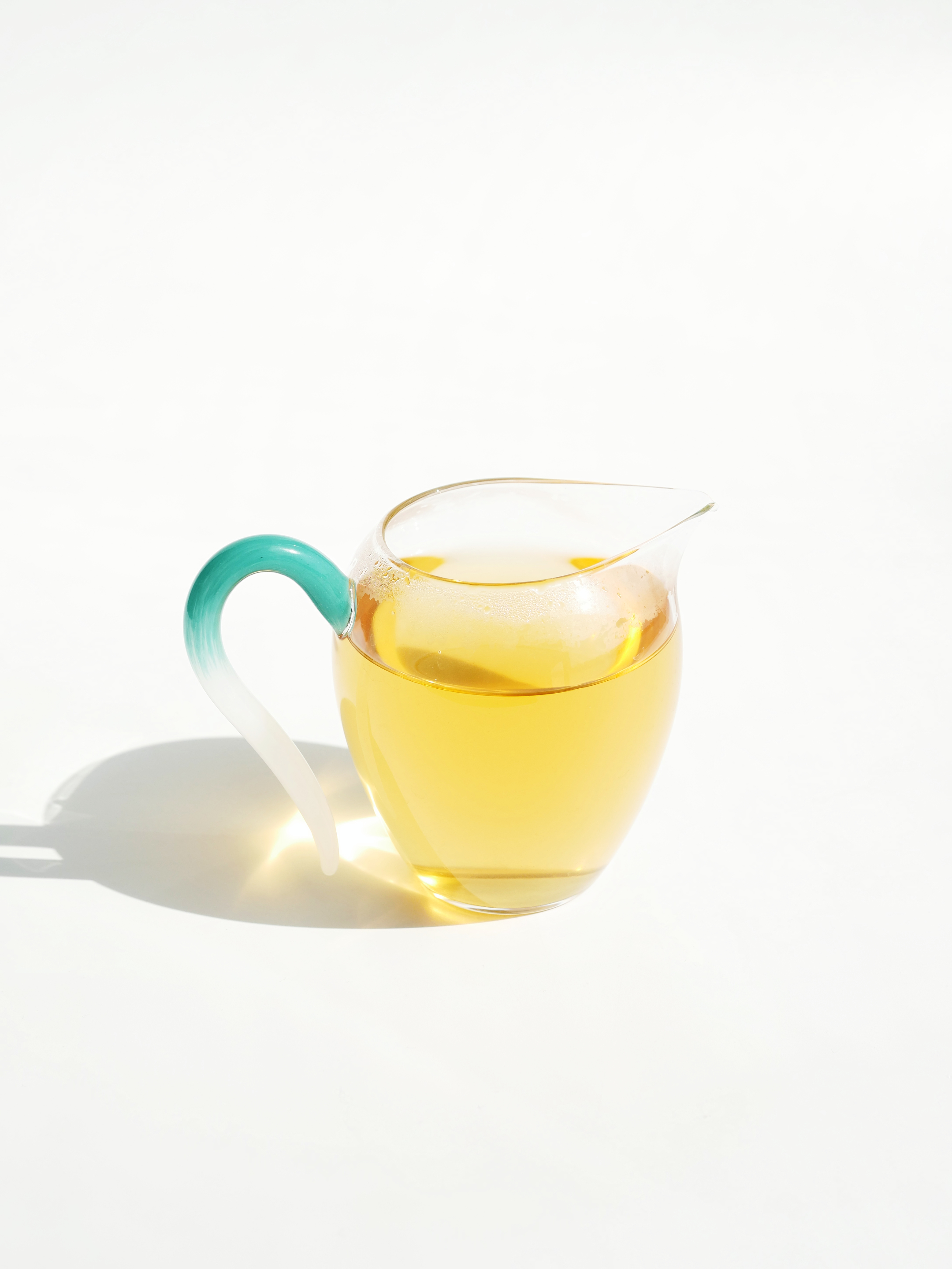 Glass Pitcher with Colored Handle 280ml