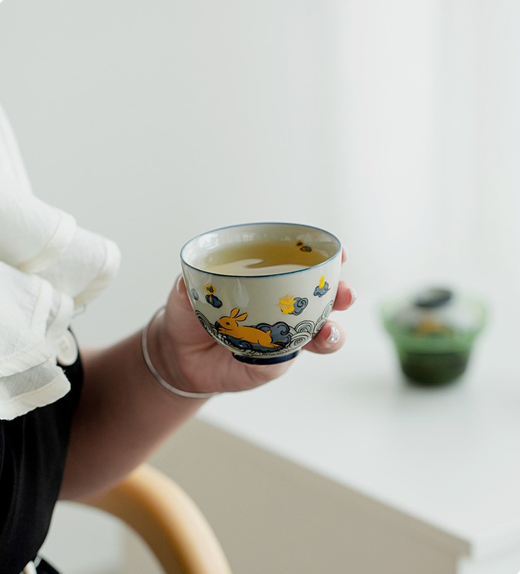 Golden Rabbit Travel Tea Set 110ml