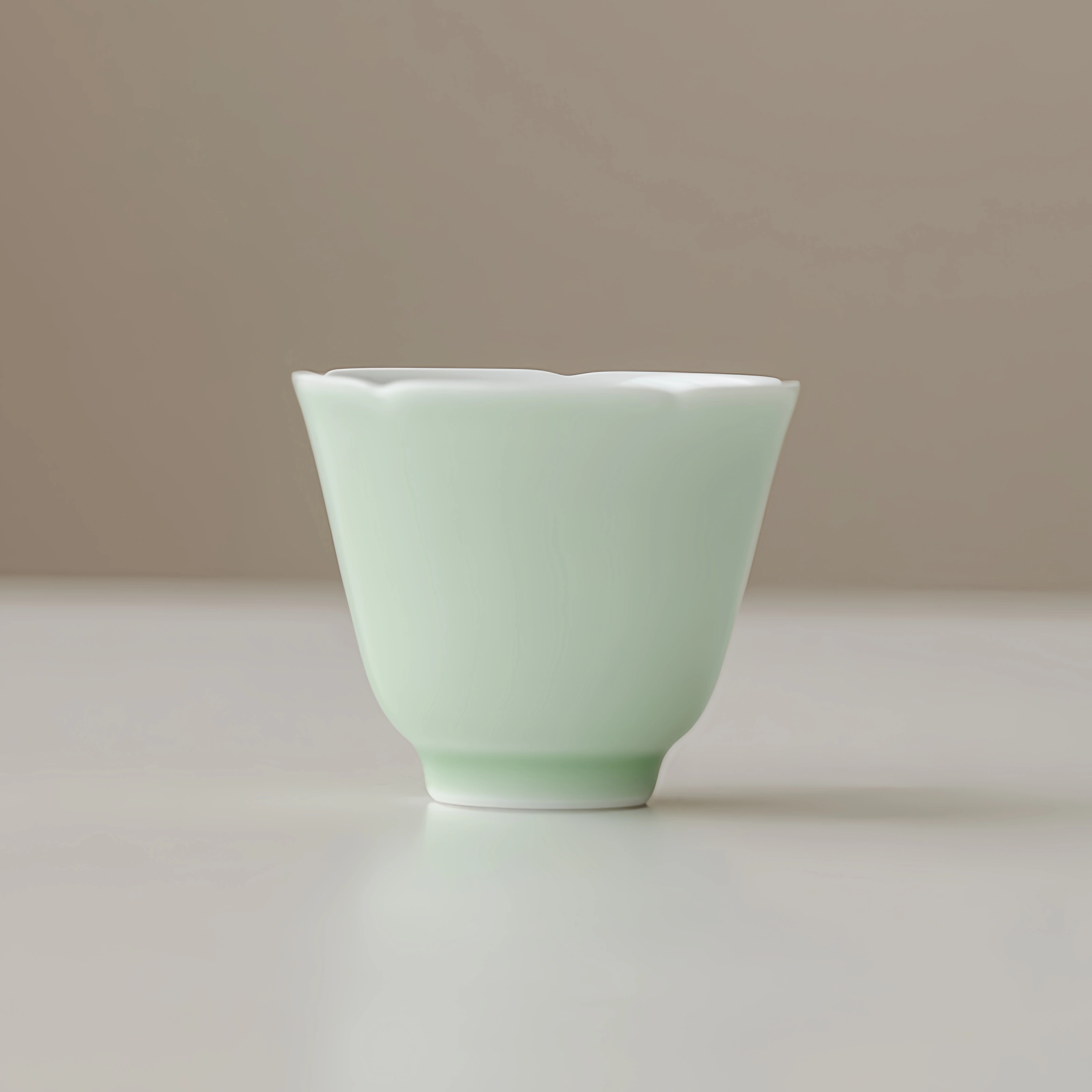 Monochrome Floral Porcelain Tea Cup 50ml, 6 Colors Optional