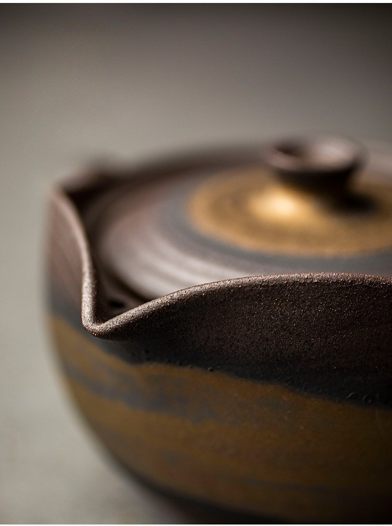 Rust-Glazed Travel Tea Set 220ml