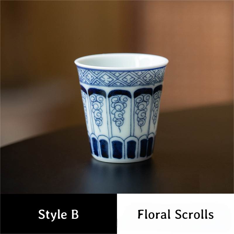 Collection of Classic Pattern Tea Cups 40ml