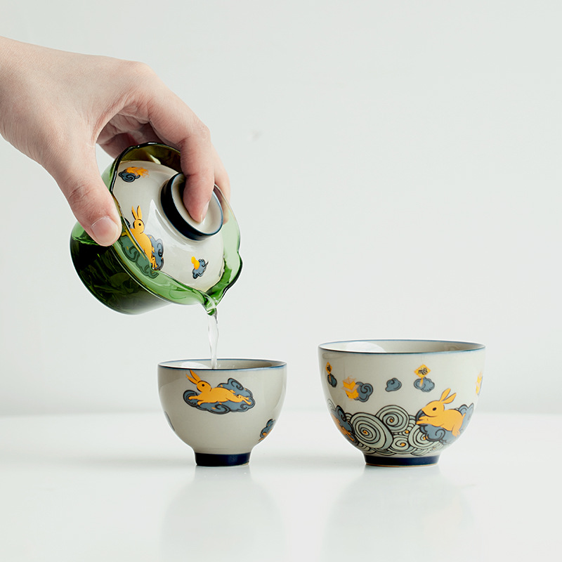 Golden Rabbit Travel Tea Set 110ml