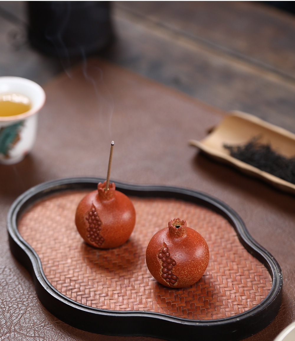 Collection of Fruit Incense Holder/Tea Pet
