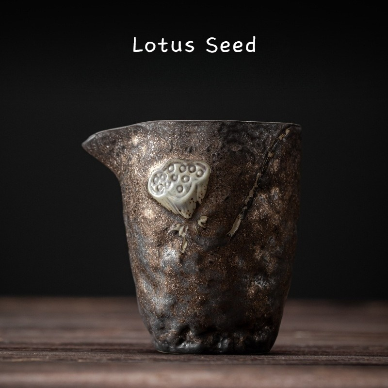 Lotus Stoneware Tea Pitcher 230ml, 3 Styles Optional