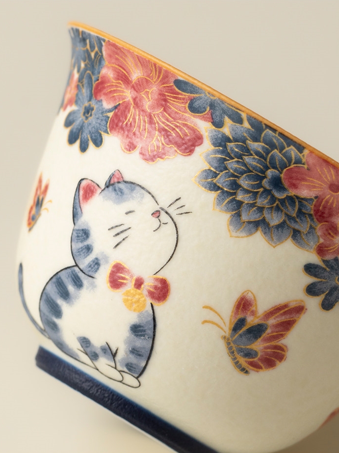 White Cat Ceramic Gaiwan 130ml