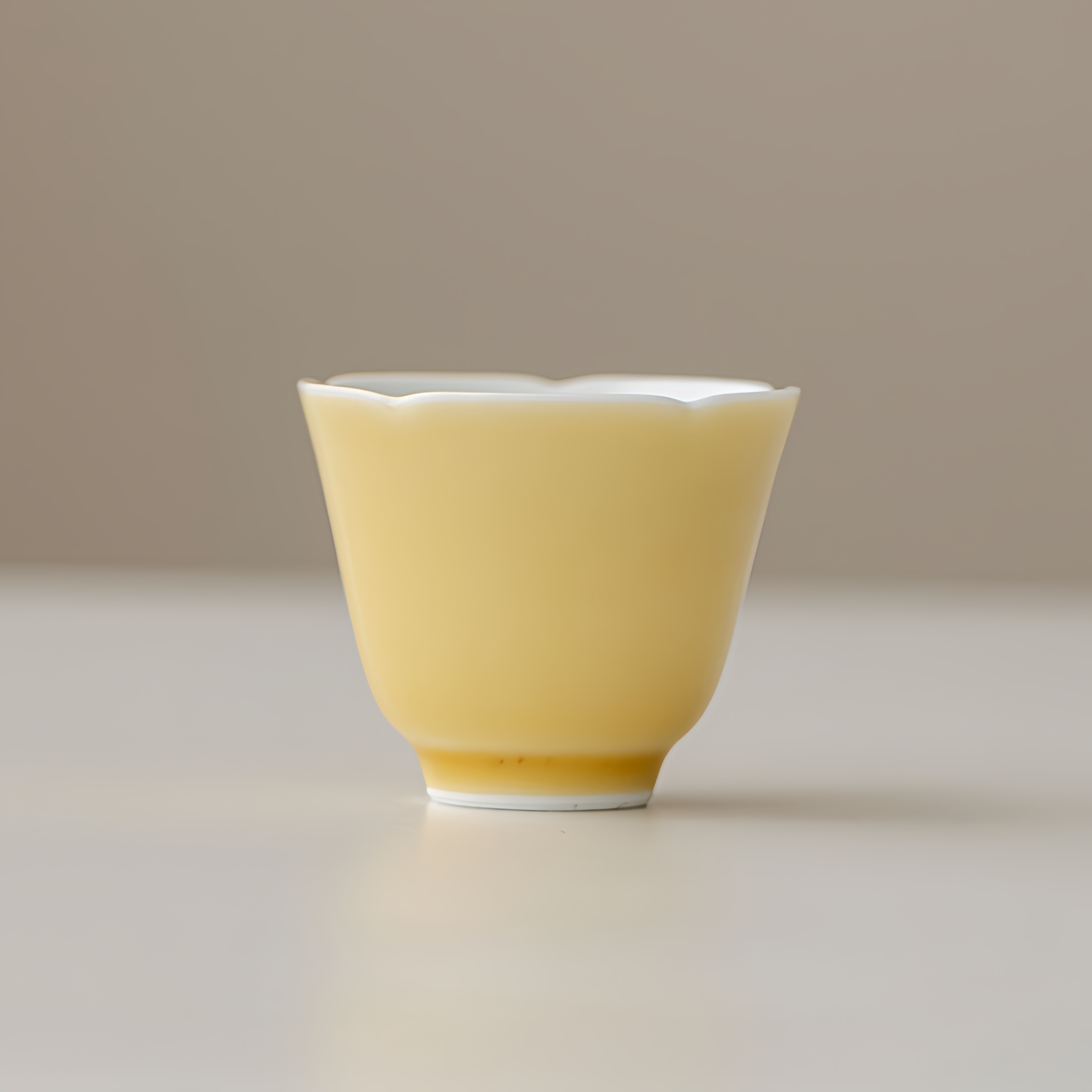 Monochrome Floral Porcelain Tea Cup 50ml, 6 Colors Optional