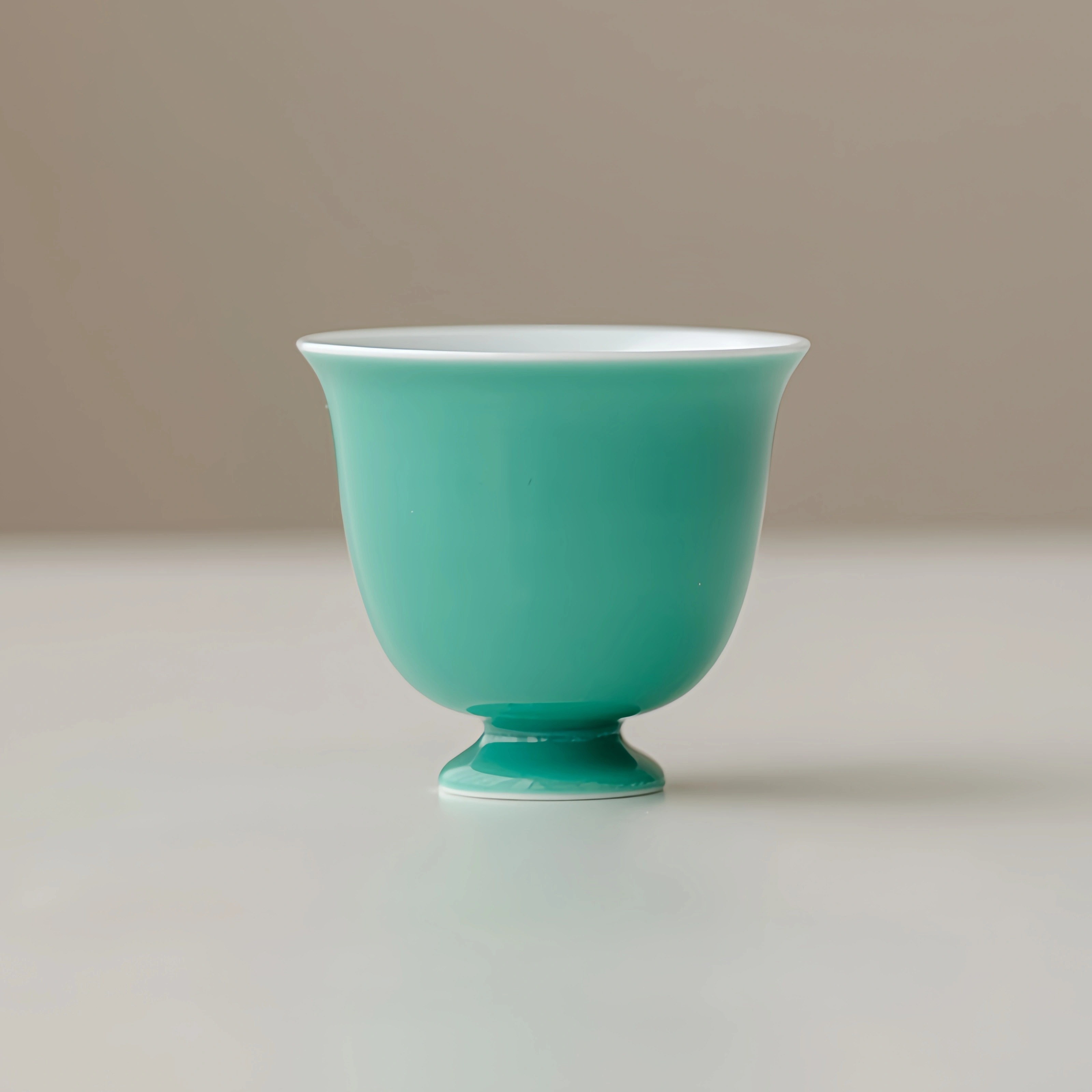 Monochrome Floral Porcelain Tea Cup 60ml, 6 Colors Optional