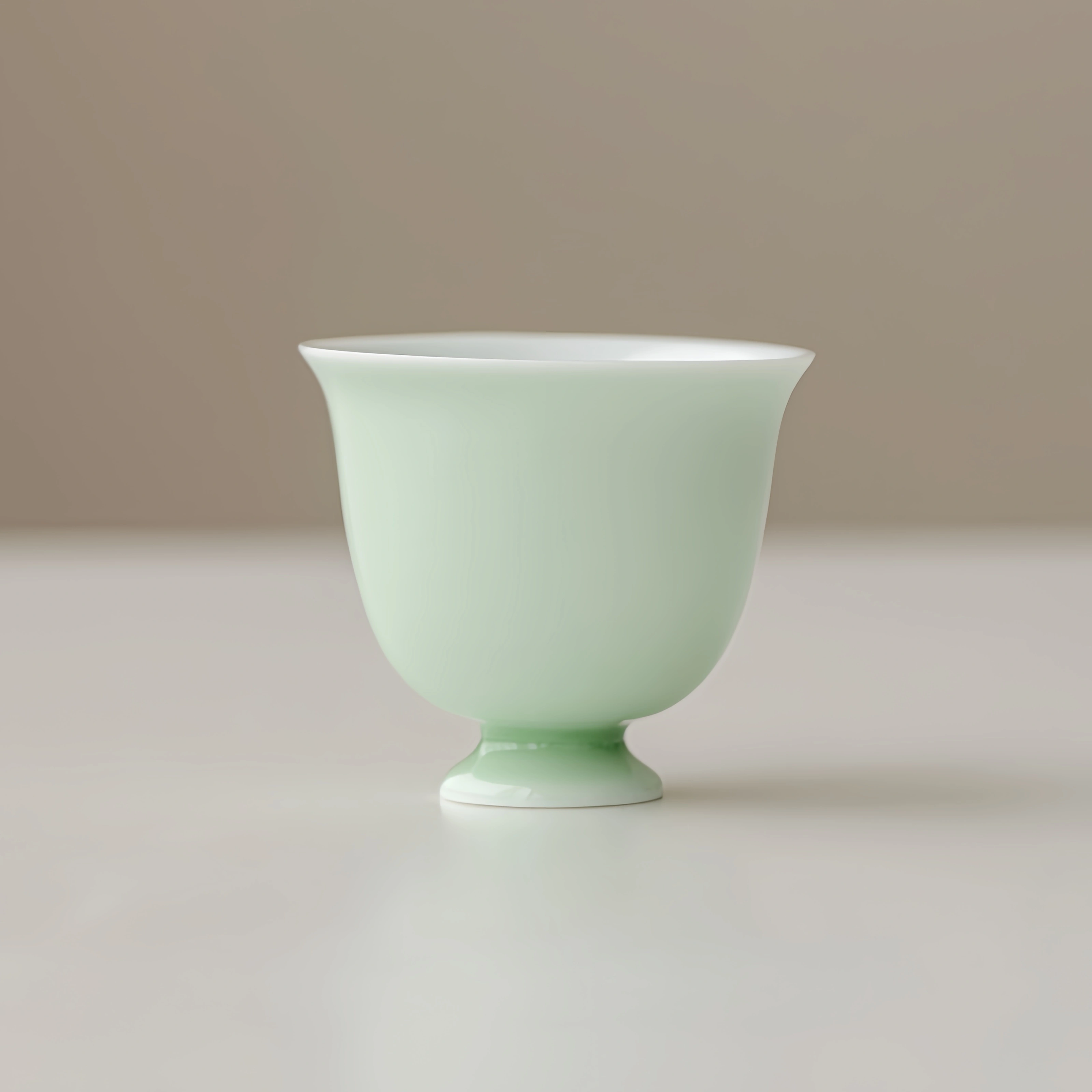 Monochrome Floral Porcelain Tea Cup 60ml, 6 Colors Optional