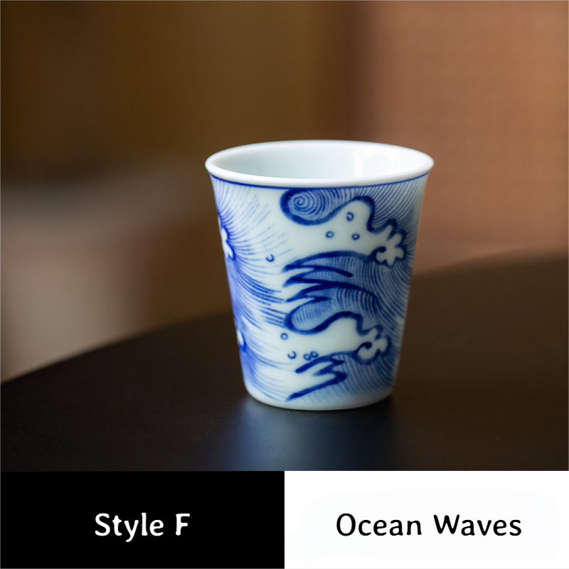 Collection of Classic Pattern Tea Cups 40ml