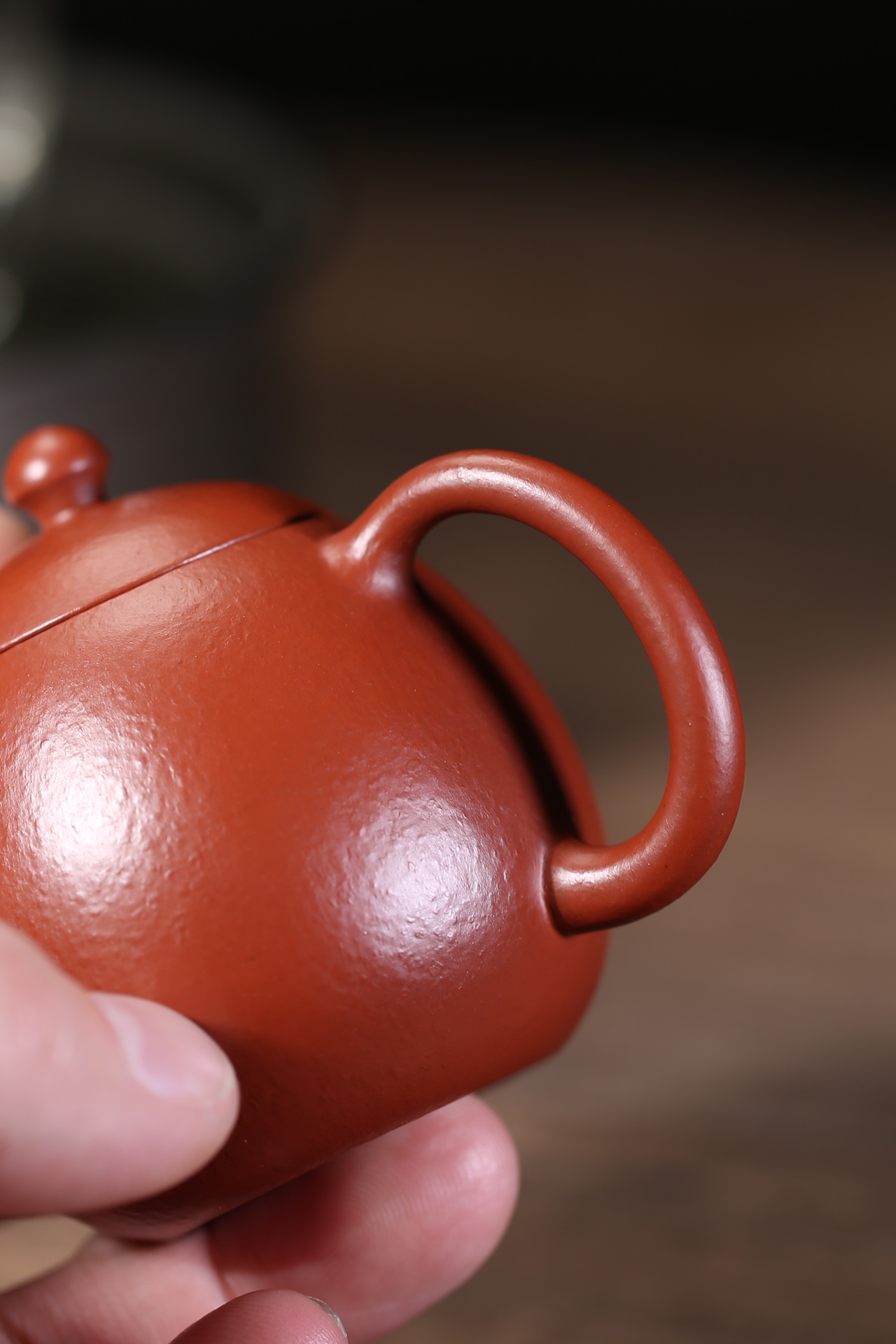 the "Dragon Ball", Yixing Purple Clay (Zisha) Teapot, Handmade Kung Fu Teapot 100ml