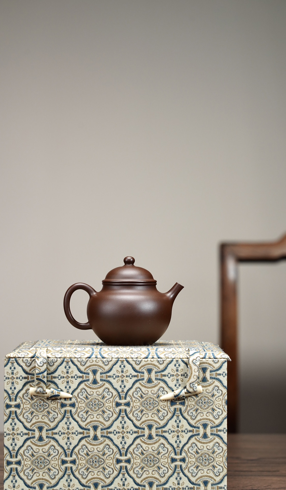 the "Lotus Seeds", Yixing Purple Clay (Zisha) Teapot, Handmade Kung Fu Teapot 150ml