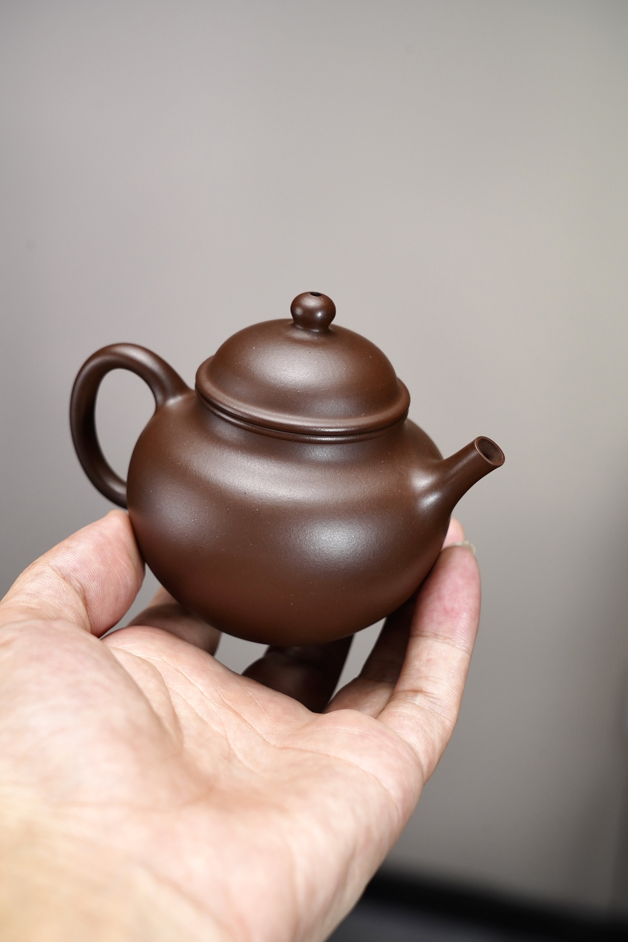the "Lotus Seeds", Yixing Purple Clay (Zisha) Teapot, Handmade Kung Fu Teapot 150ml