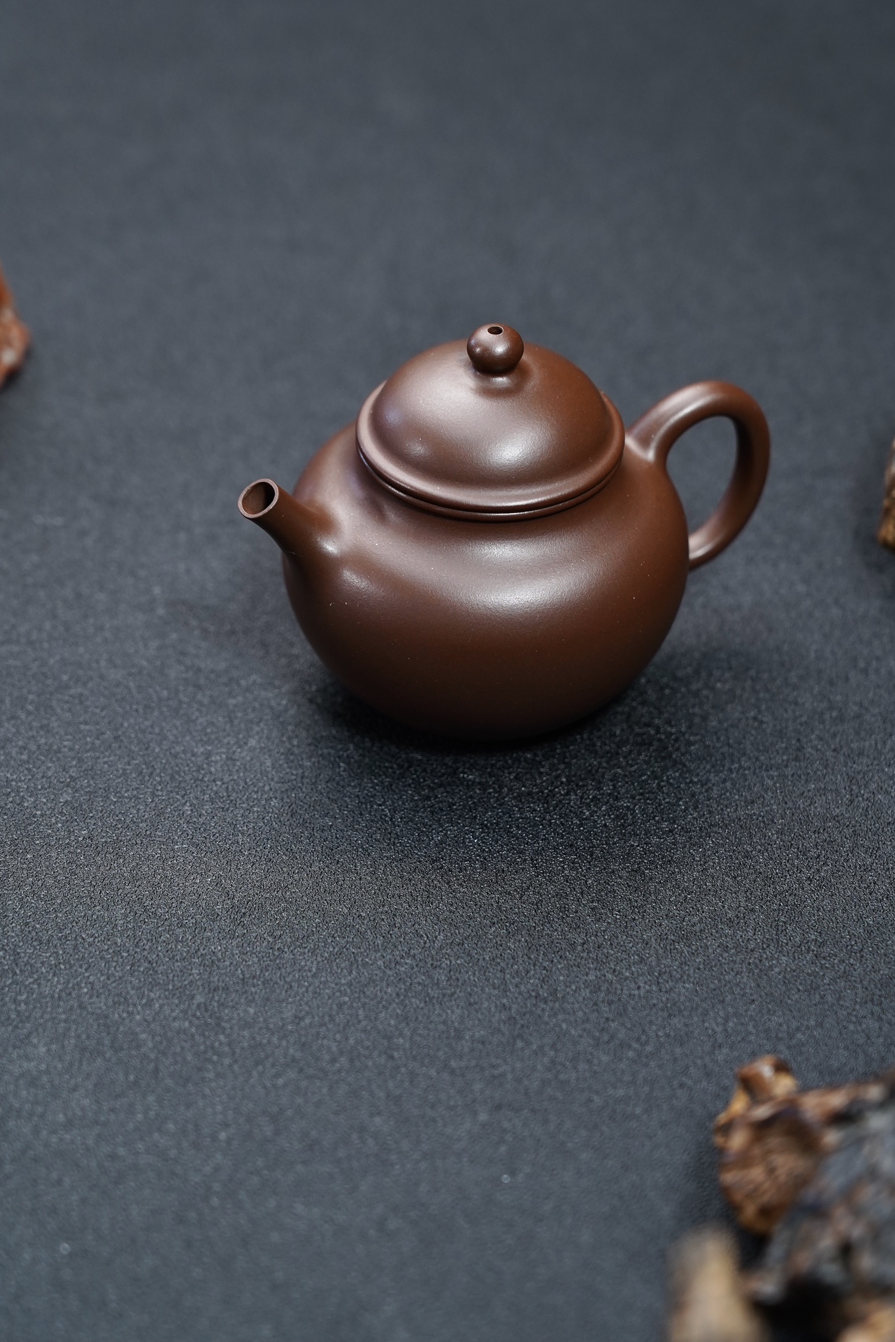 the "Lotus Seeds", Yixing Purple Clay (Zisha) Teapot, Handmade Kung Fu Teapot 150ml