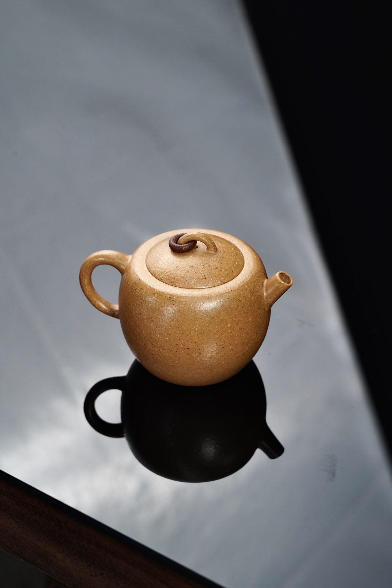 the "Julun Zhu", Yixing Purple Clay (Zisha) Teapot, Handmade Kung Fu Teapot 120ml