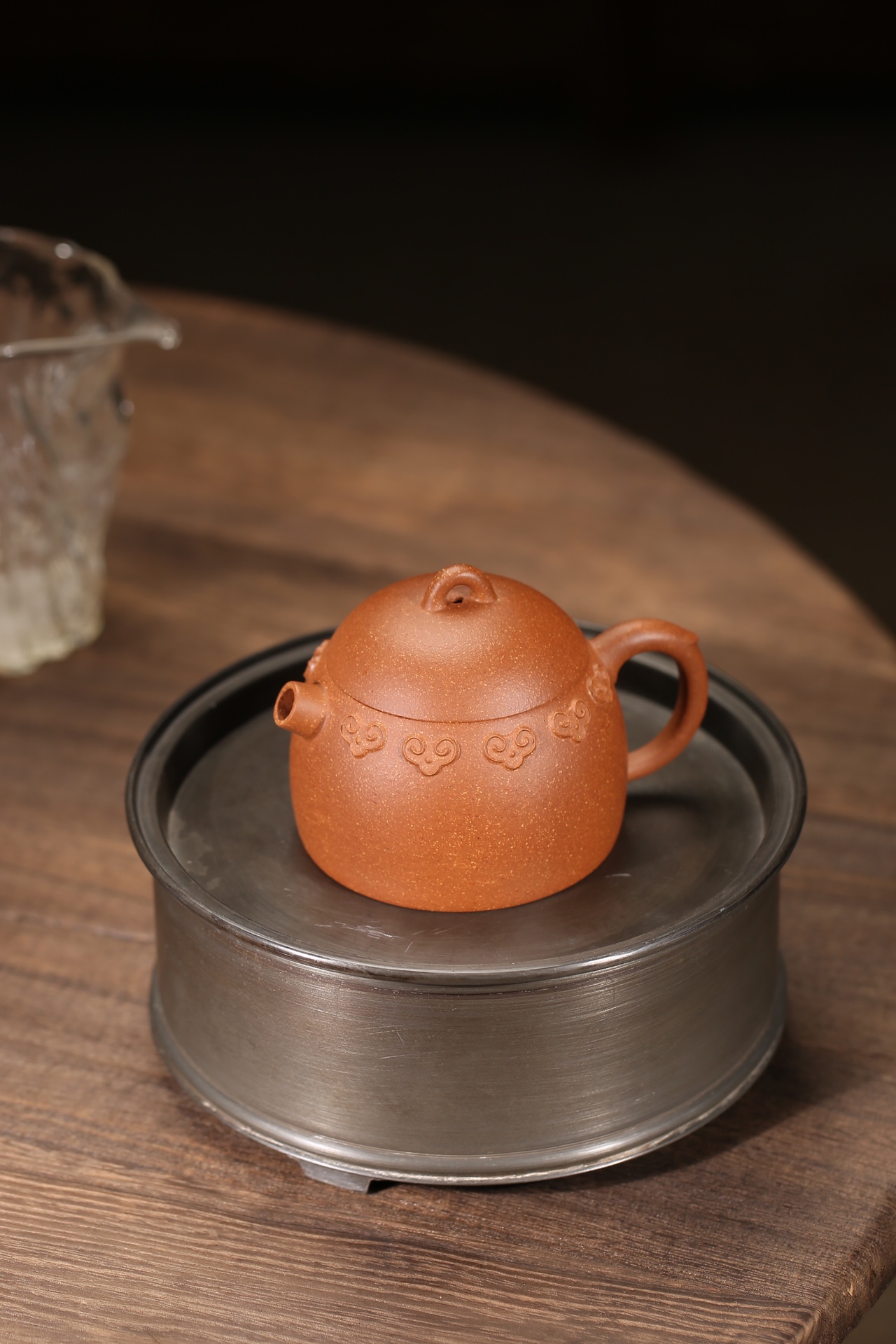 the "Ruyi", Yixing Purple Clay (Zisha) Teapot, Handmade Kung Fu Teapot 180ml