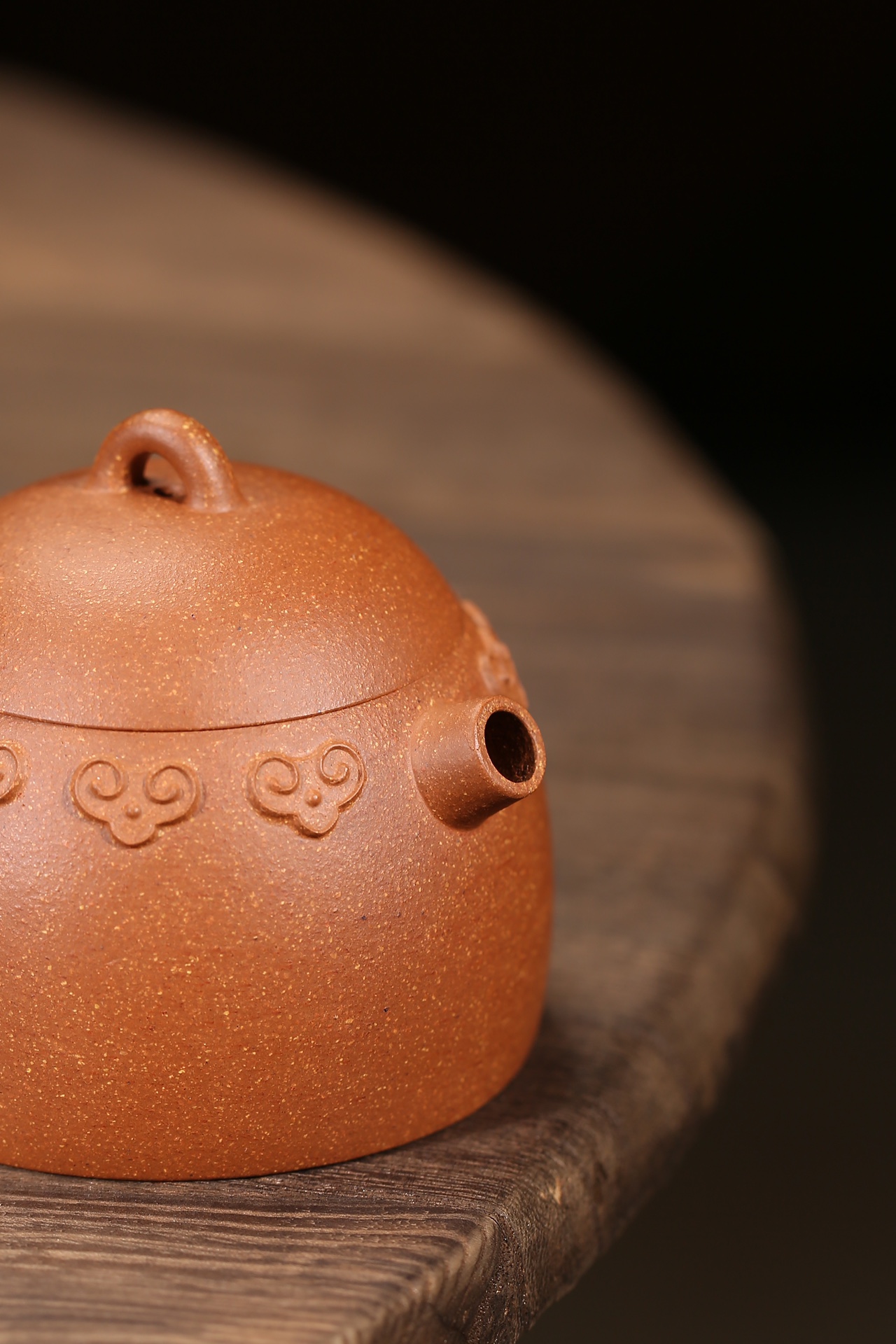the "Ruyi", Yixing Purple Clay (Zisha) Teapot, Handmade Kung Fu Teapot 180ml