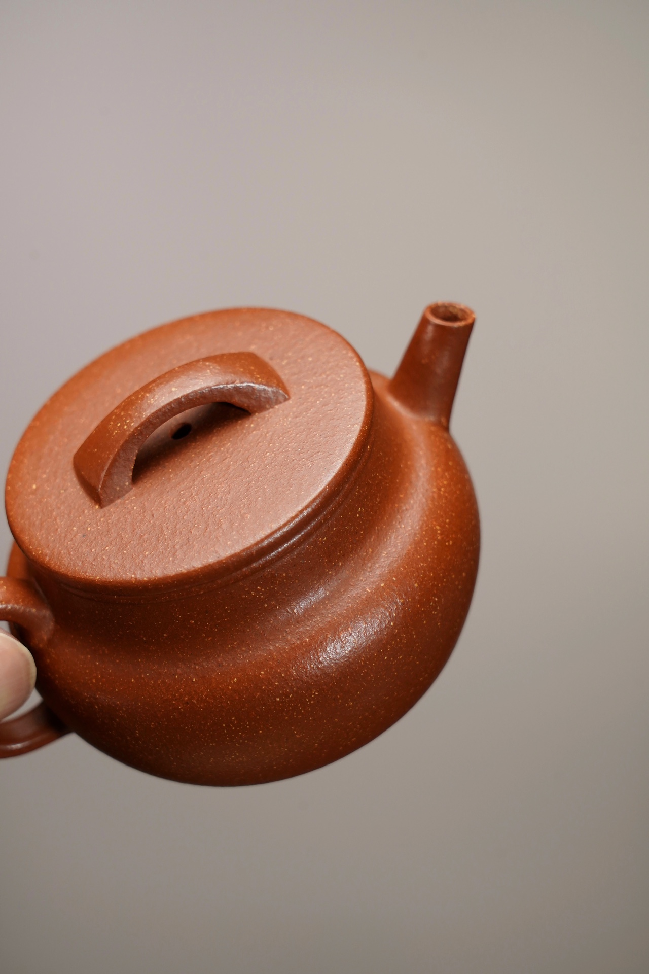 the "Yun Wa", Yixing Purple Clay (Zisha) Teapot, Handmade Kungfu Tea 140ml
