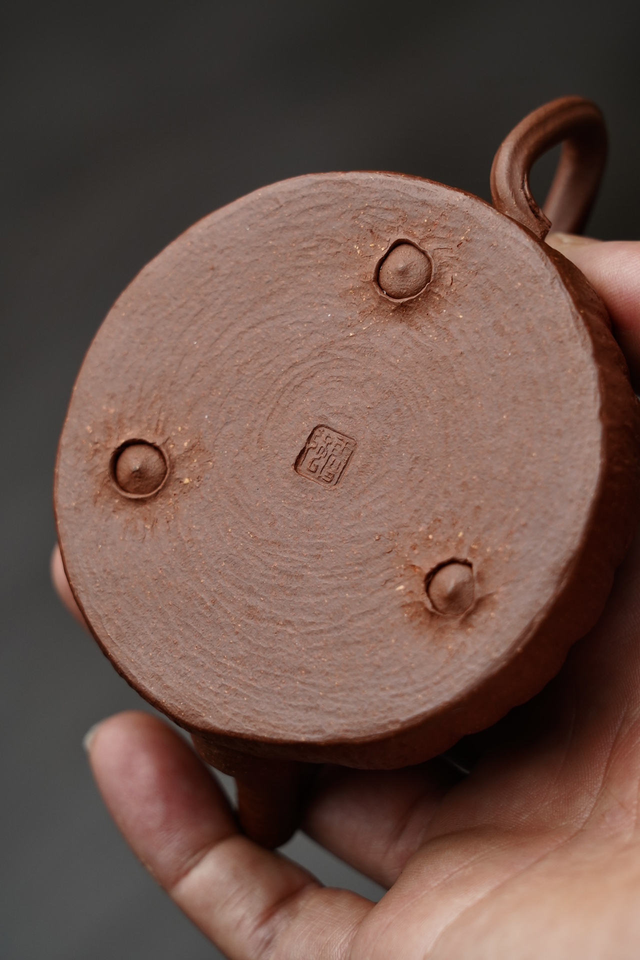 	 the "Harmony", Yixing Purple Clay (Zisha) Teapot 130ml, Handmade Kung Fu Teapot