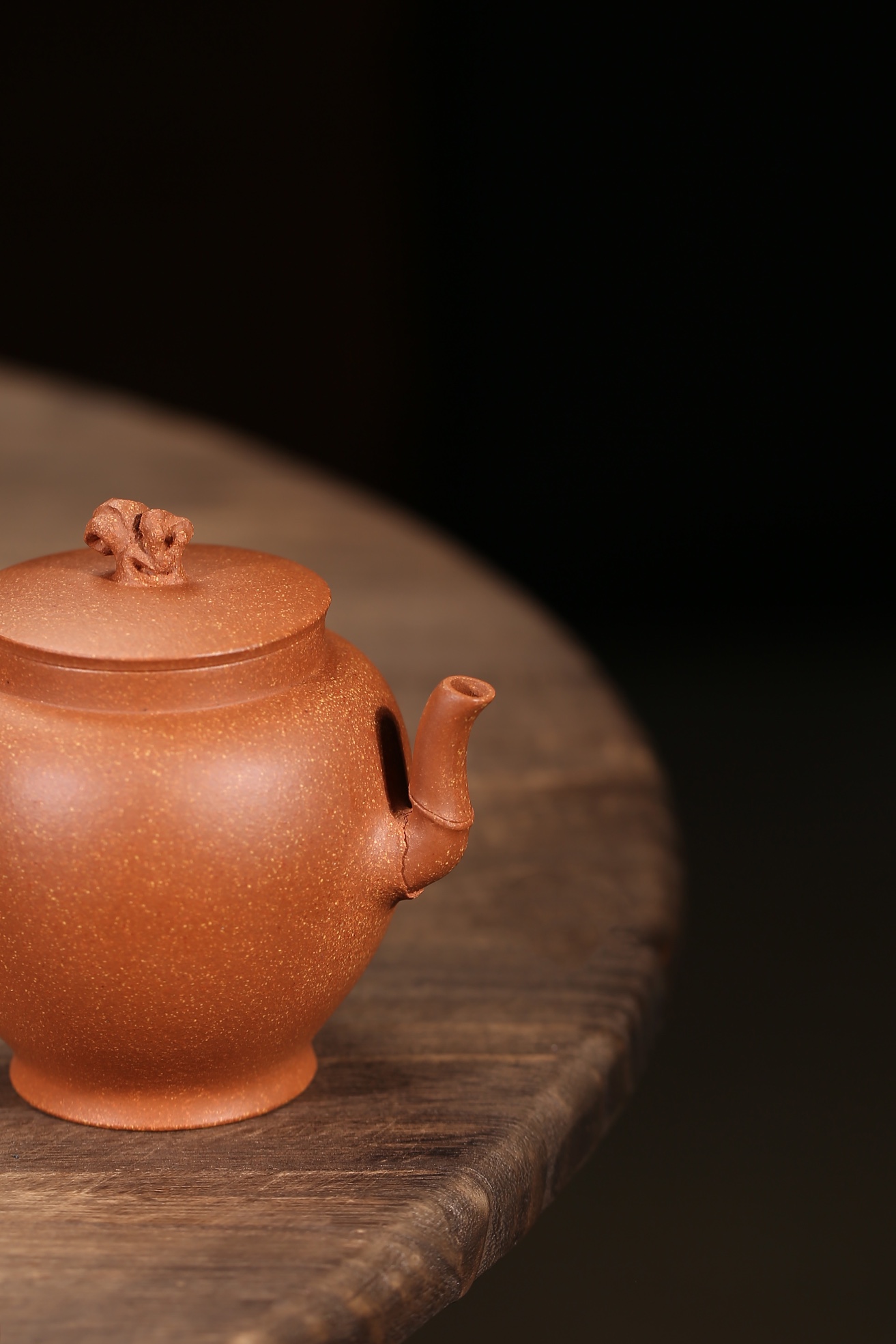 the "Bamboo Style", Yixing Purple Clay (Zisha) Teapot, Handmade Kung Fu Teapot 200ml