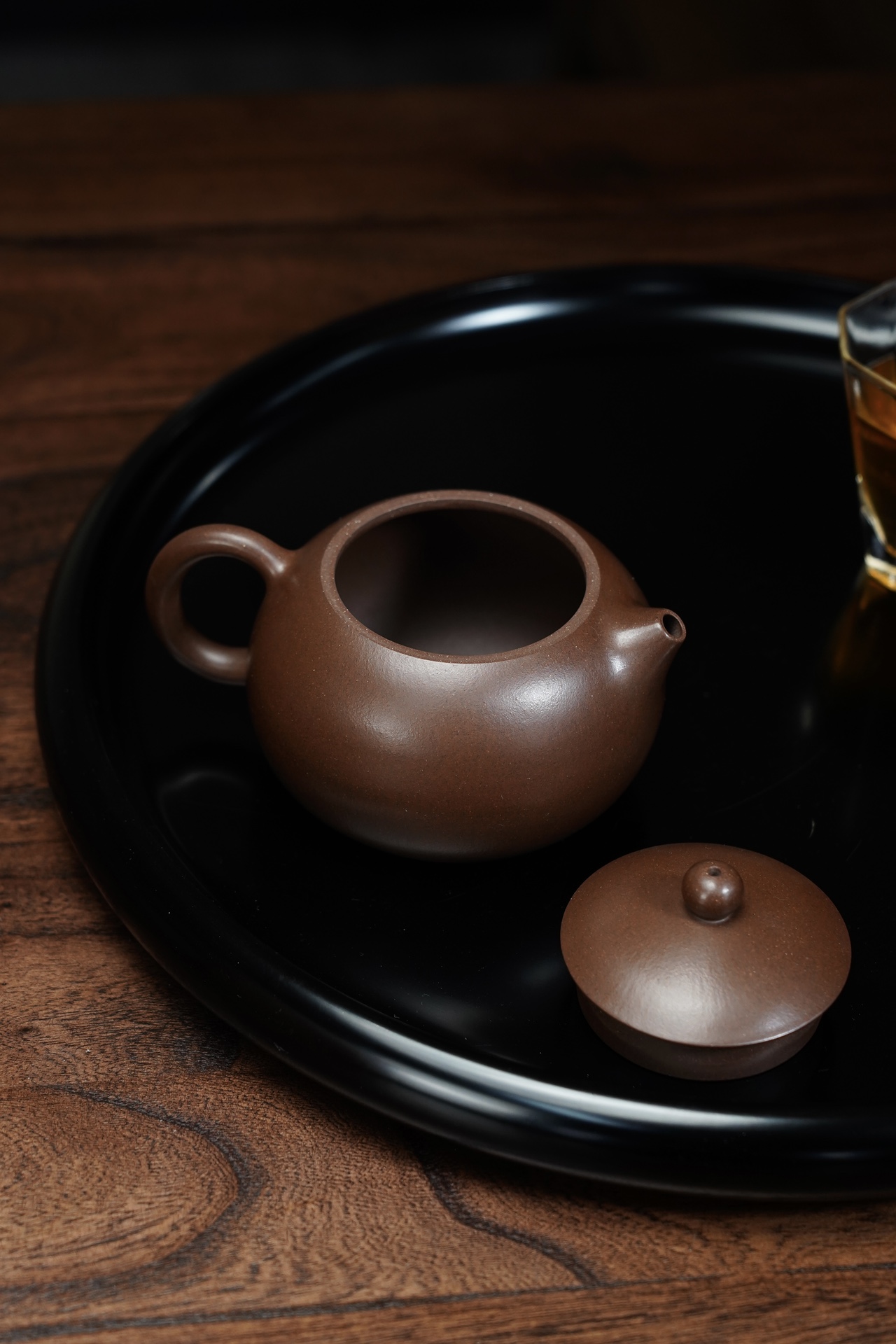 the "Purple Xishi", Yixing Purple Clay (Zisha) Teapot, Handmade Kung Fu Teapot 160ml