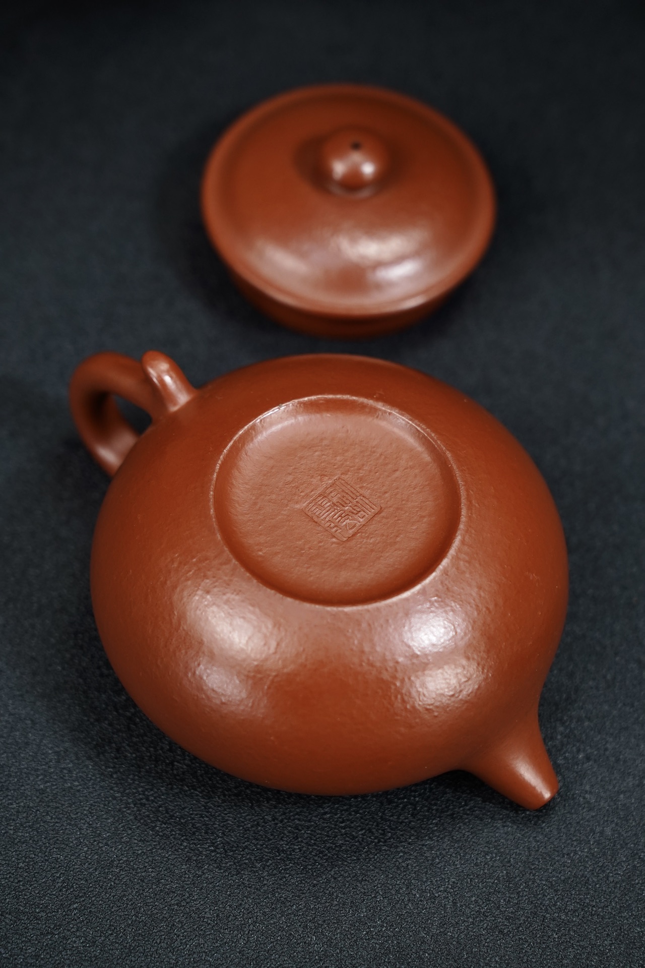 the "Drum", Yixing Purple Clay (Zisha) Teapot, Handmade Kungfu Teapot 160ml