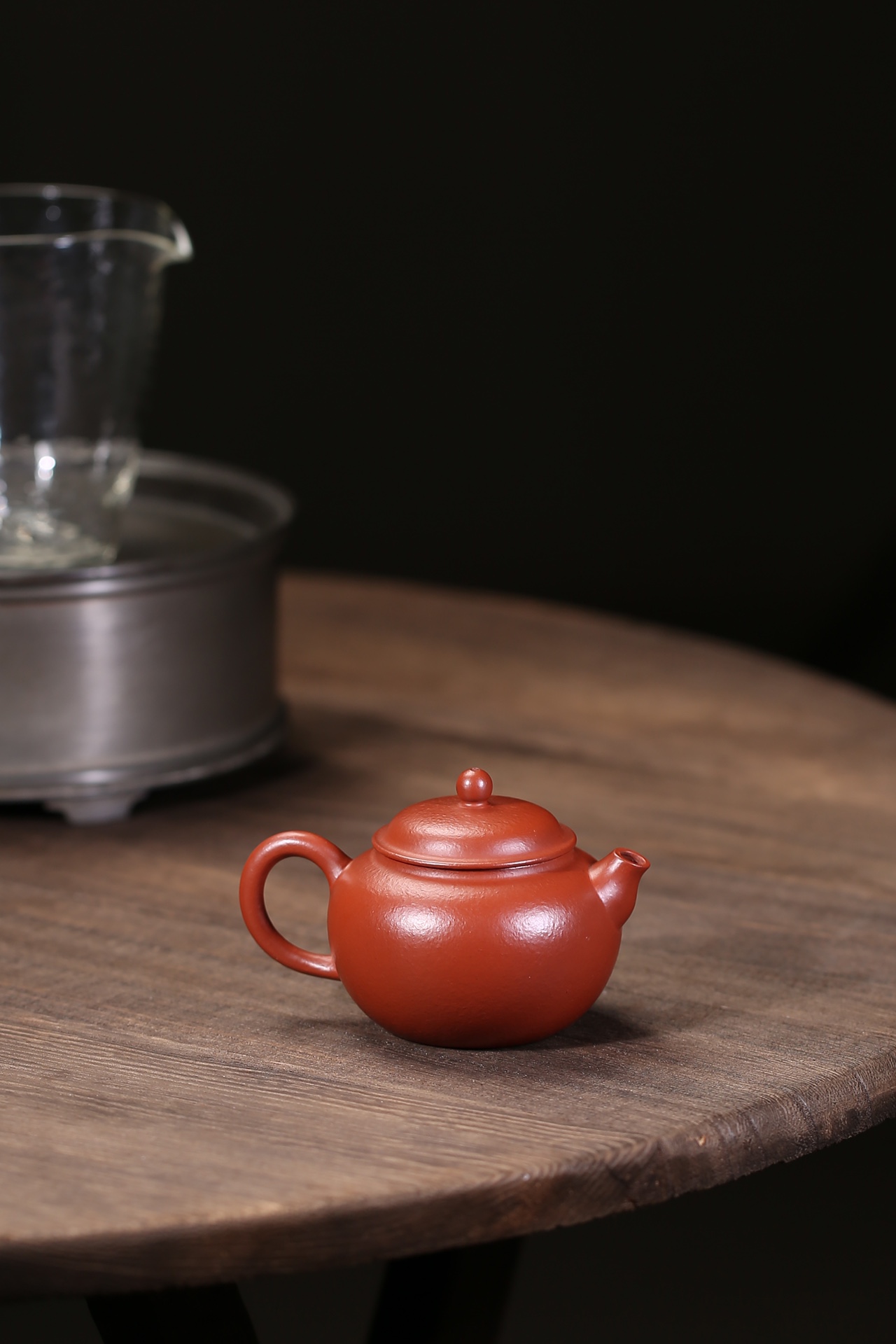 the "Jade Ball", Yixing Purple Clay (Zisha) Teapot, Handmade Kung Fu Teapot 100ml
