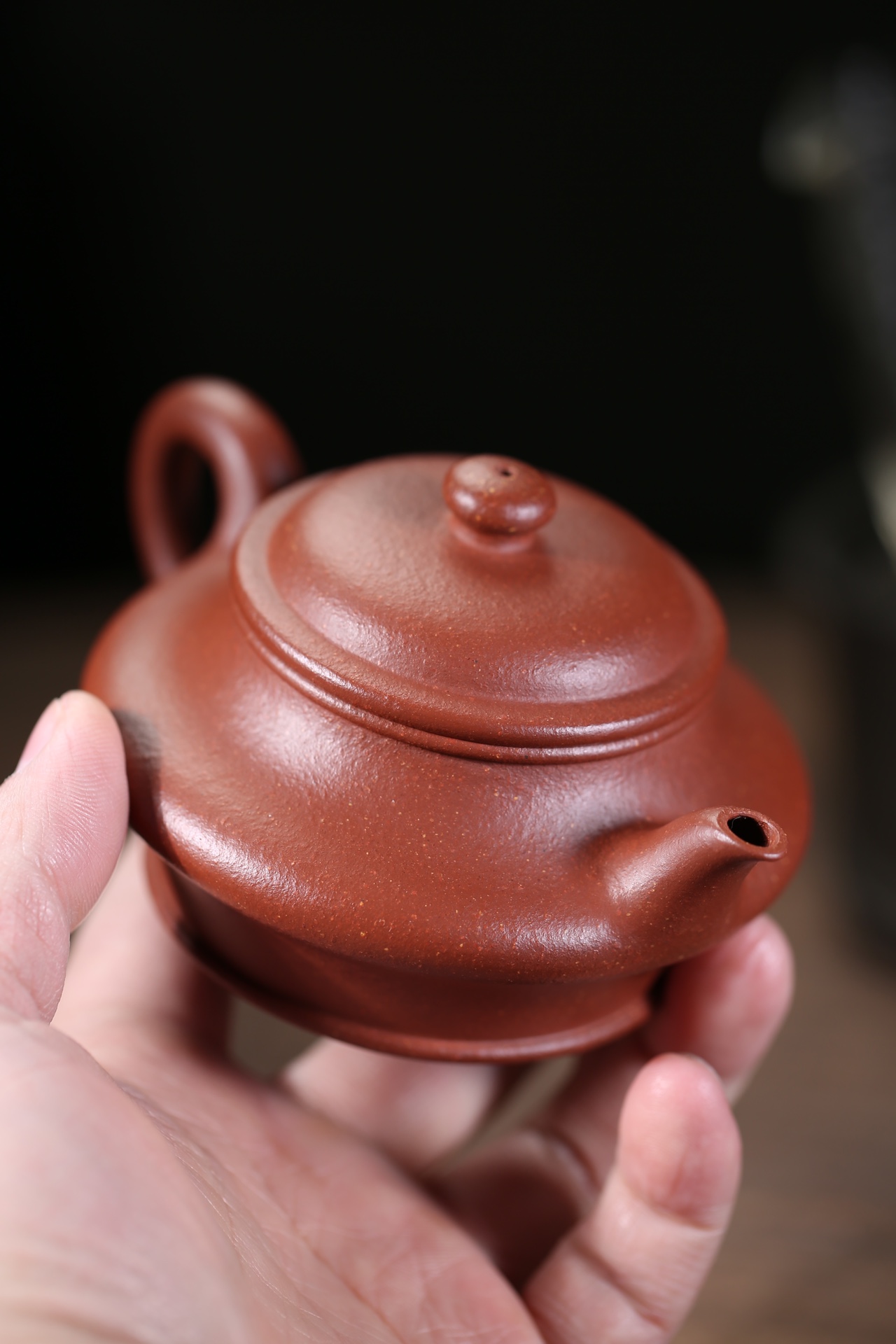 the "Xu Bian", Yixing Purple Clay (Zisha) Teapot, Handmade Kung Fu Teapot 180ml