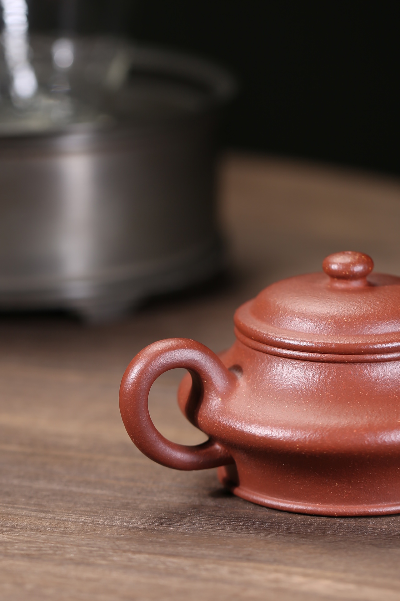the "Xu Bian", Yixing Purple Clay (Zisha) Teapot, Handmade Kung Fu Teapot 180ml