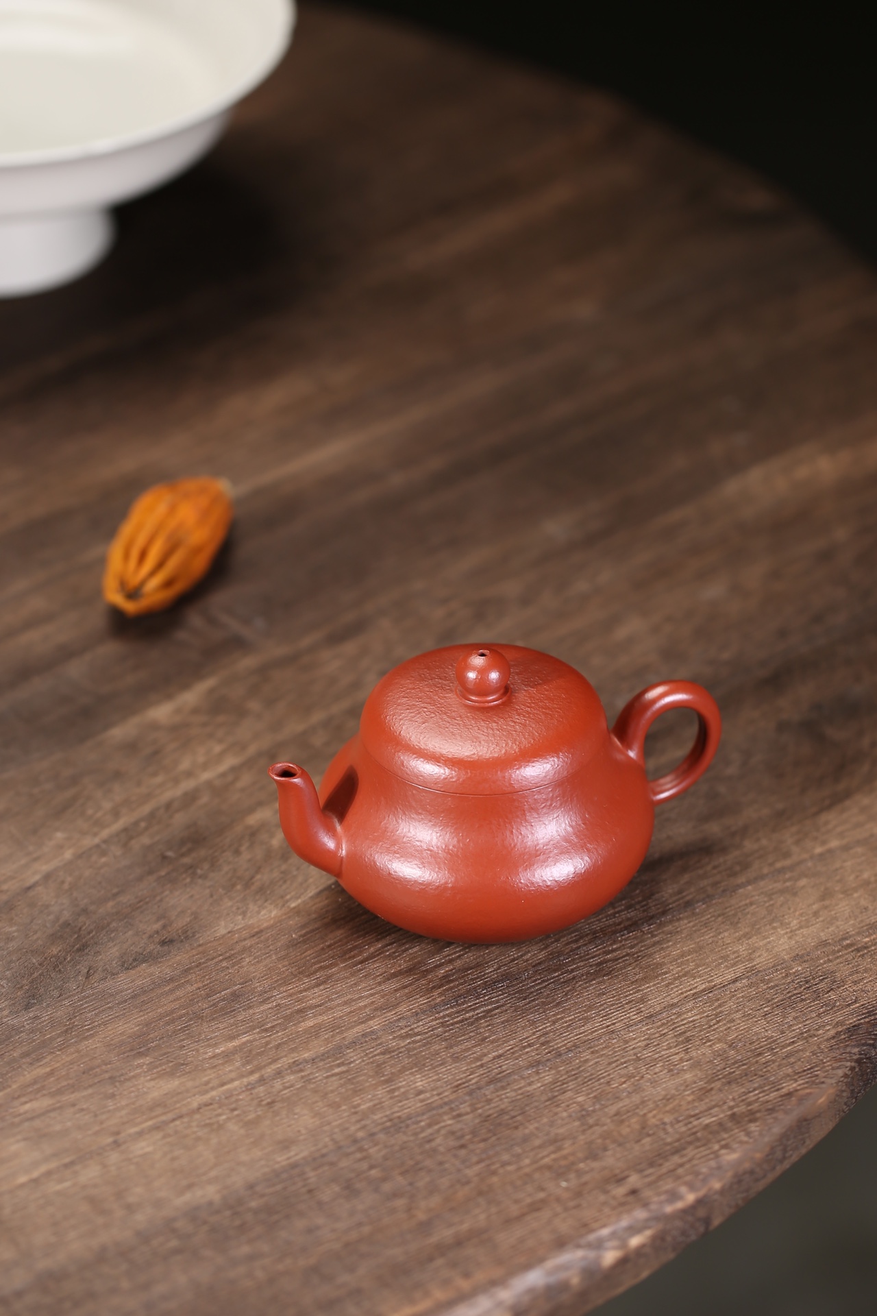 the "Junde", Yixing Purple Clay (Zisha) Teapot, Handmade Kung Fu Teapot 100ml
