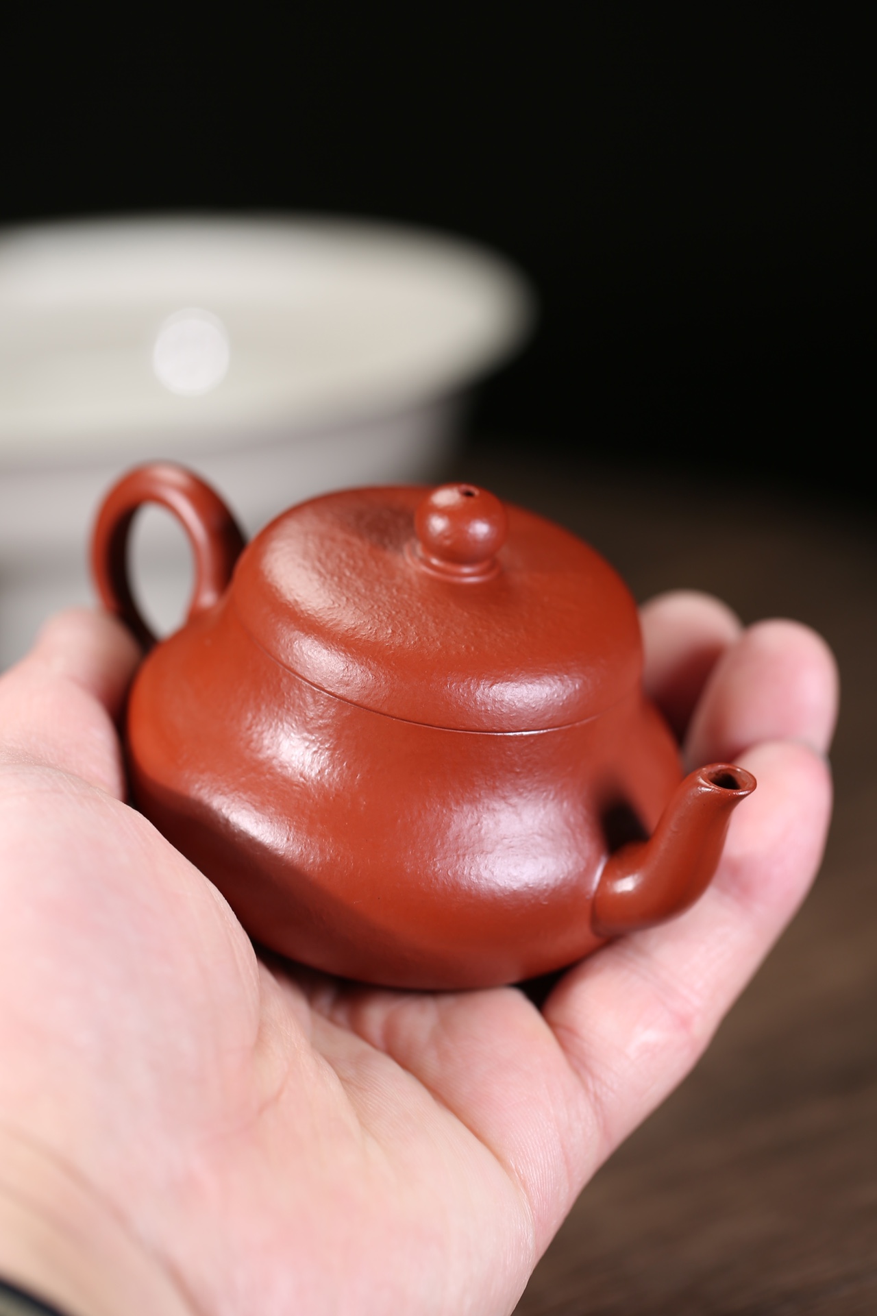 the "Junde", Yixing Purple Clay (Zisha) Teapot, Handmade Kung Fu Teapot 100ml