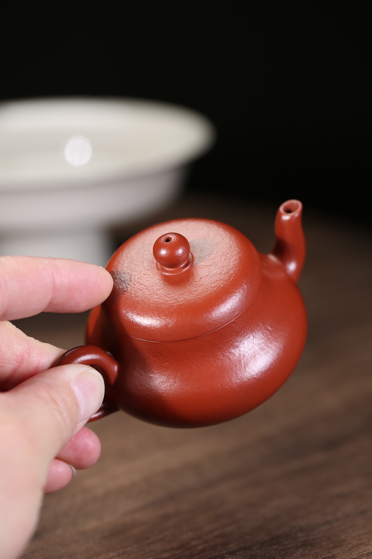 the "Junde", Yixing Purple Clay (Zisha) Teapot, Handmade Kung Fu Teapot 100ml