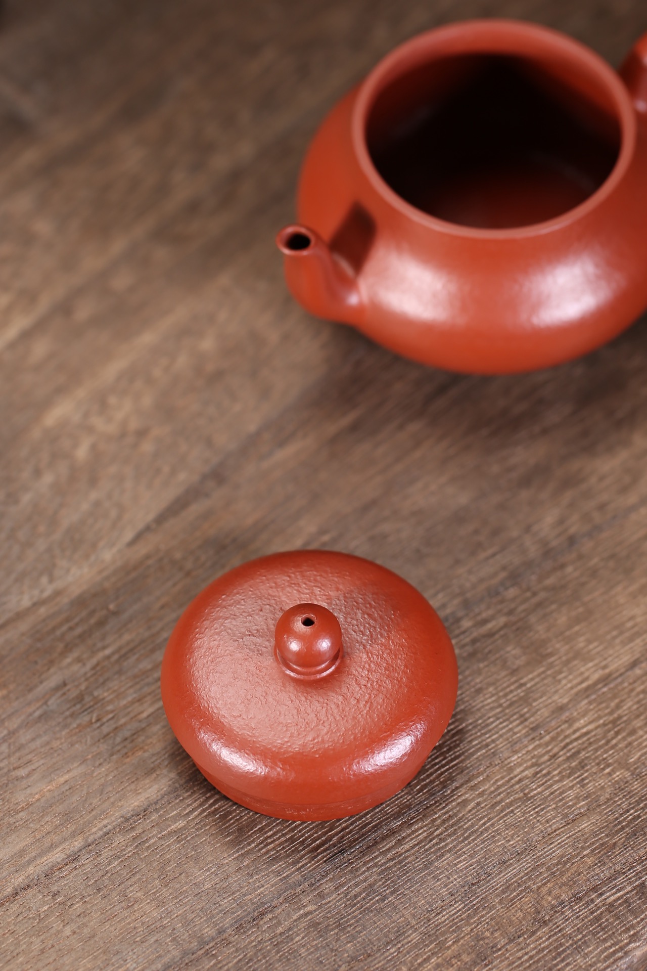 the "Junde", Yixing Purple Clay (Zisha) Teapot, Handmade Kung Fu Teapot 100ml