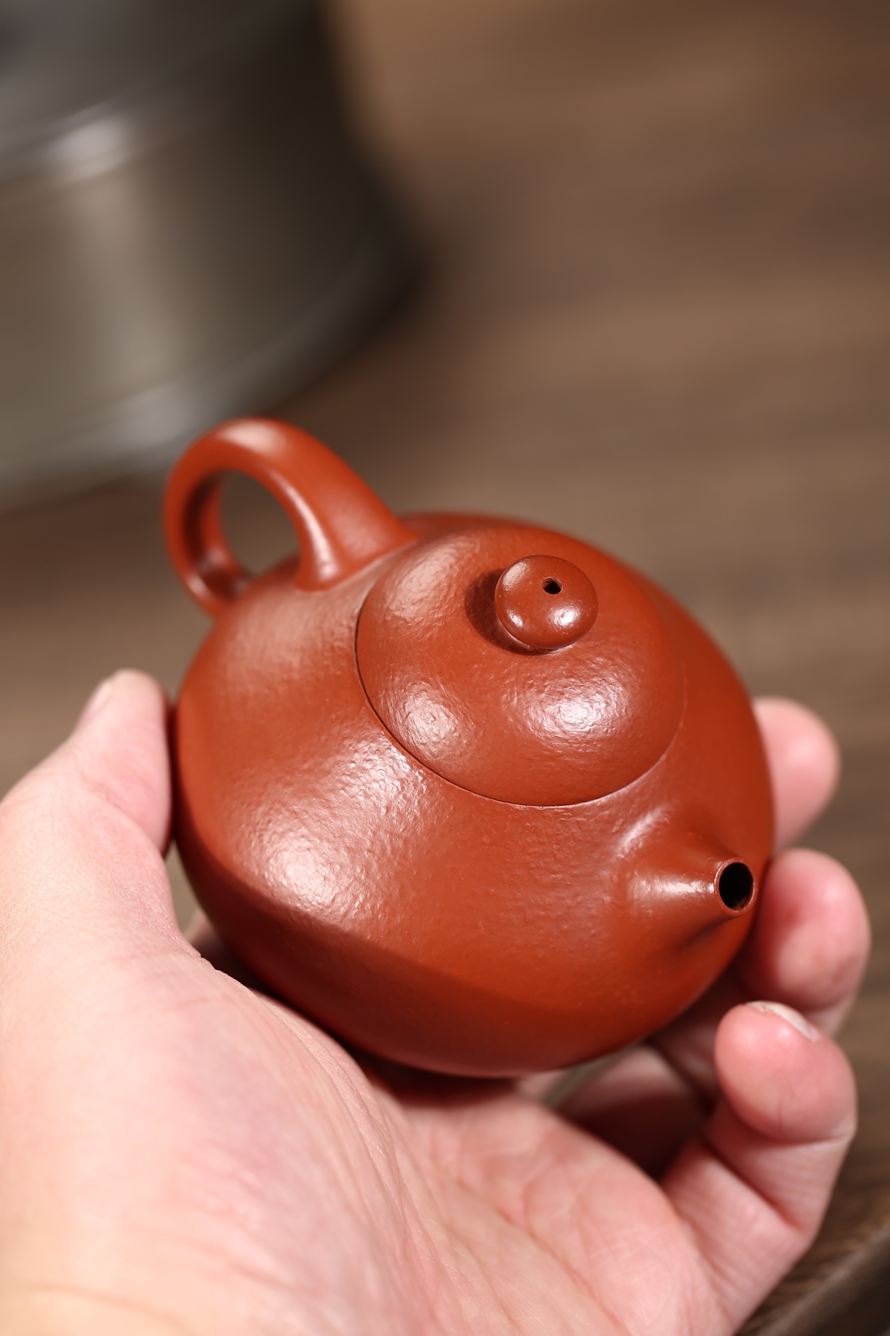 the "Fair Lady", Yixing Purple Clay (Zisha) Teapot, Handmade Gongfu Tea 150ml