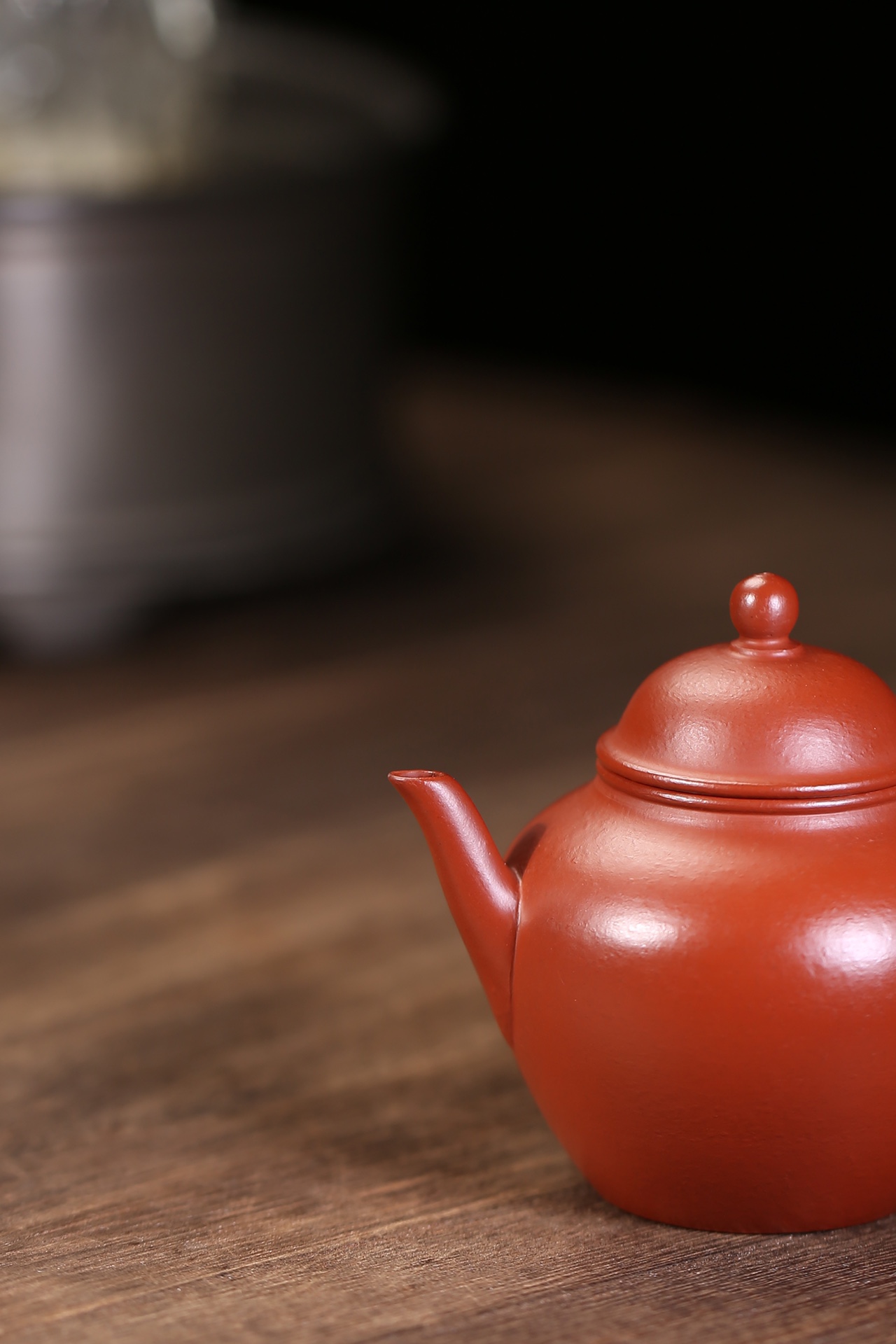 the "Autumn Water", Yixing Purple Clay (Zisha) Teapot, Handemade Gongfu Tea 120ml