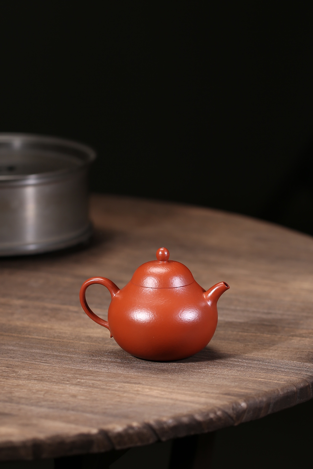 the "Tangli", Yixing Purple Clay (Zisha) Teapot, Handmade Kung Fu Teapot 120ml