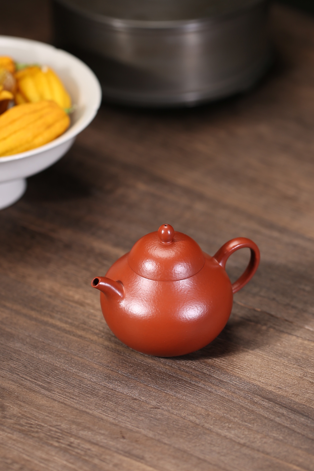the "Tangli", Yixing Purple Clay (Zisha) Teapot, Handmade Kung Fu Teapot 120ml