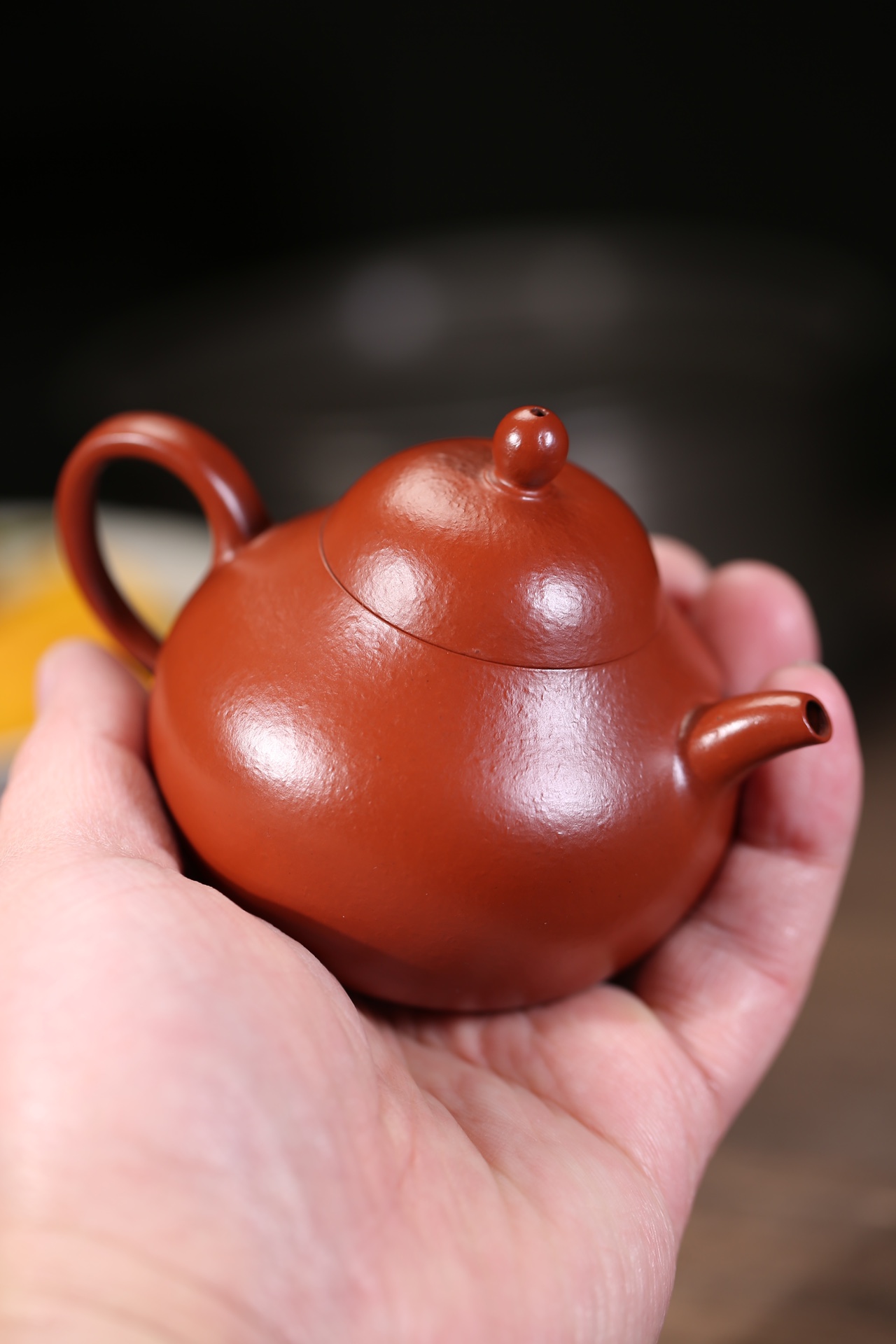 the "Tangli", Yixing Purple Clay (Zisha) Teapot, Handmade Kung Fu Teapot 120ml