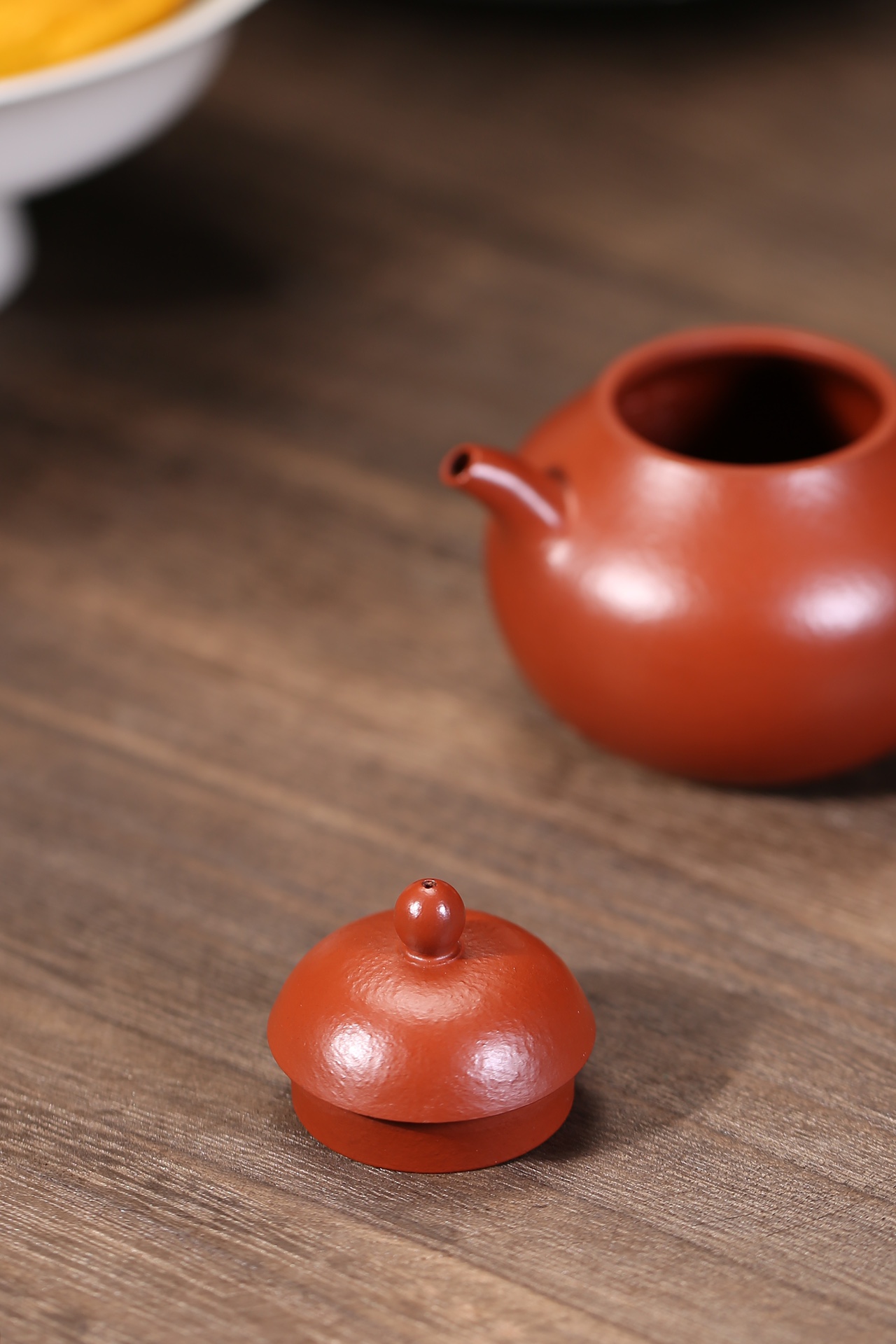 the "Tangli", Yixing Purple Clay (Zisha) Teapot, Handmade Kung Fu Teapot 120ml