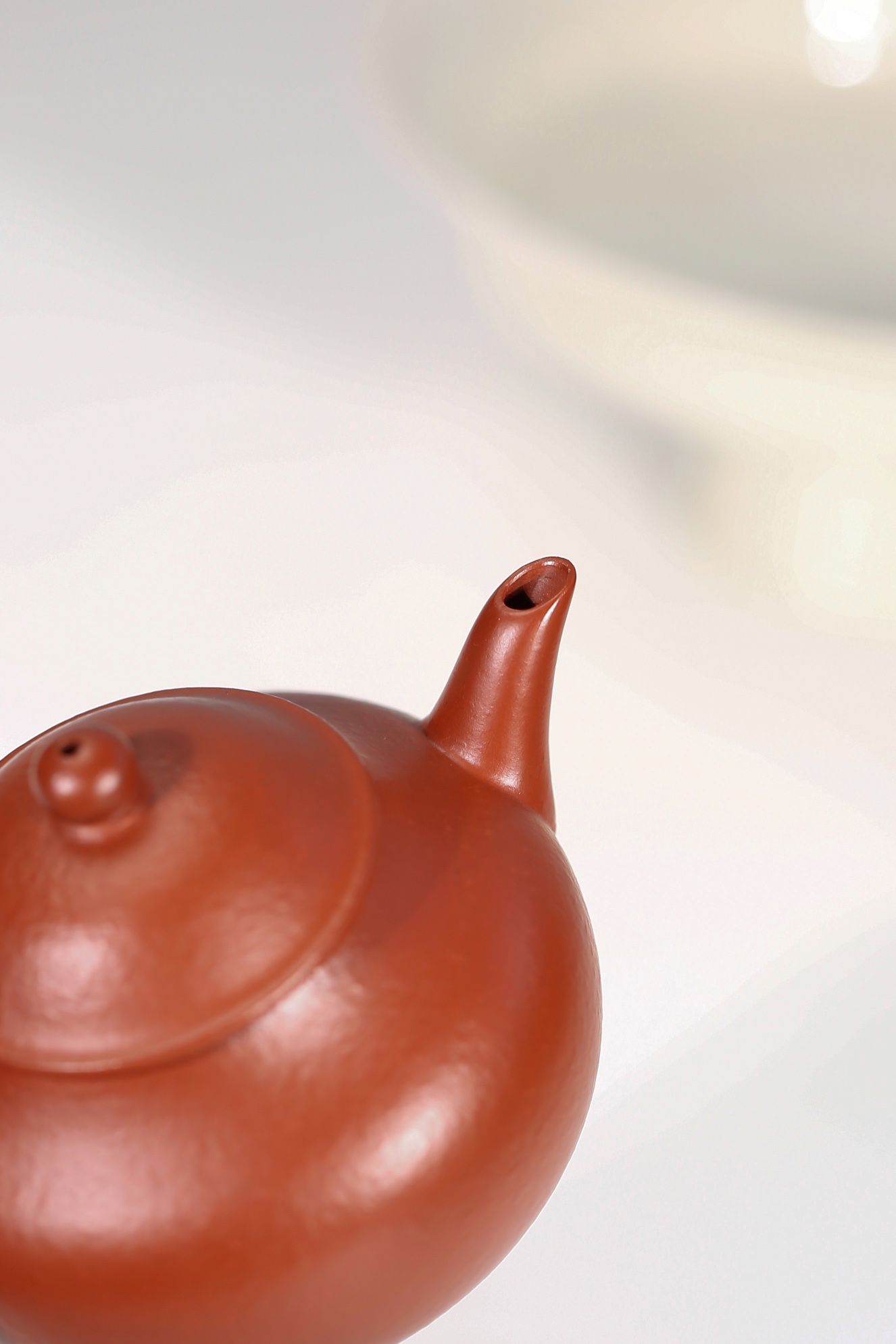 the "Conical Hat", Yixing Purple Clay (Zisha) Teapot, Handmade Gongfu Tea 130ml