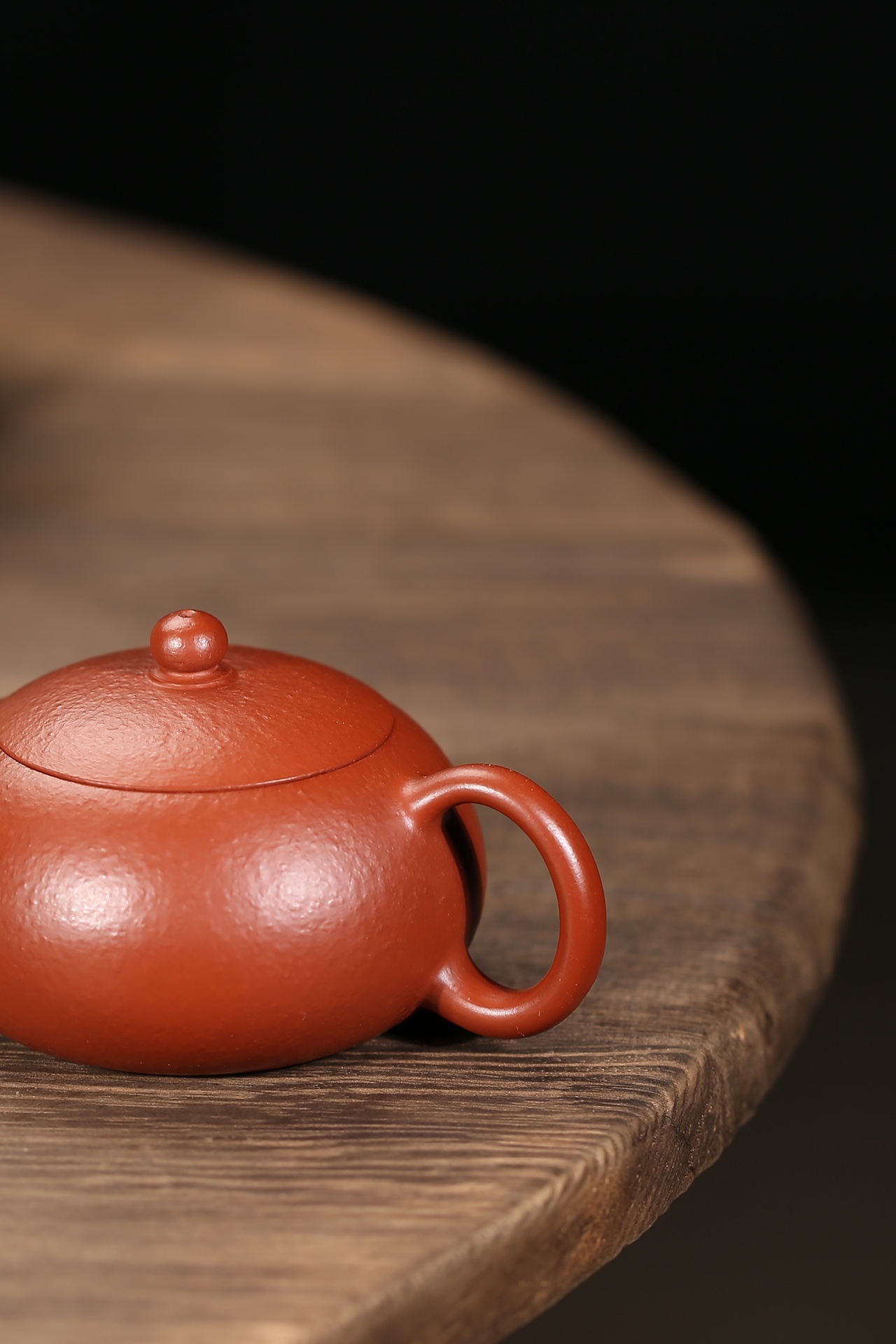 the "Flat Xishi", Yixing Purple Clay (Zisha) Teapot, Handmade Kung Fu Teapot 120ml