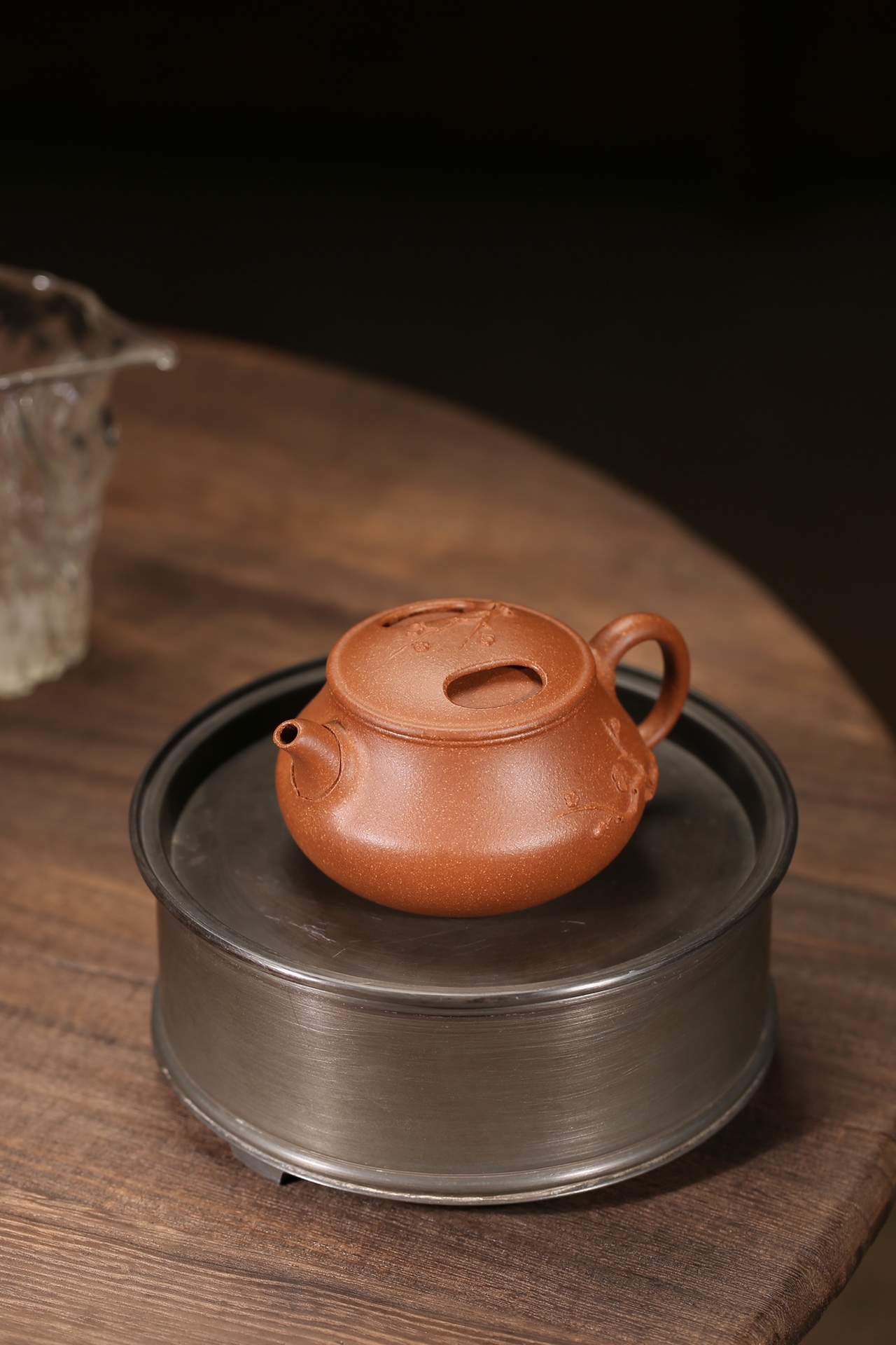 the "Fragrance", Yixing Purple Clay (Zisha) Teapot, Handmade Kung Fu Teapot 200ml
