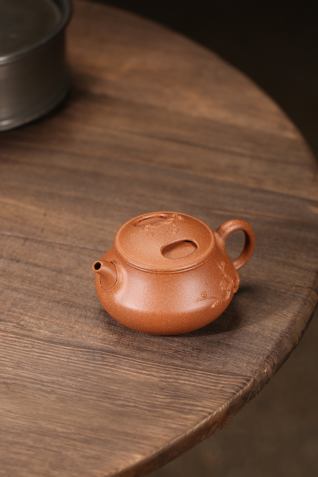 the "Fragrance", Yixing Purple Clay (Zisha) Teapot, Handmade Kung Fu Teapot 200ml